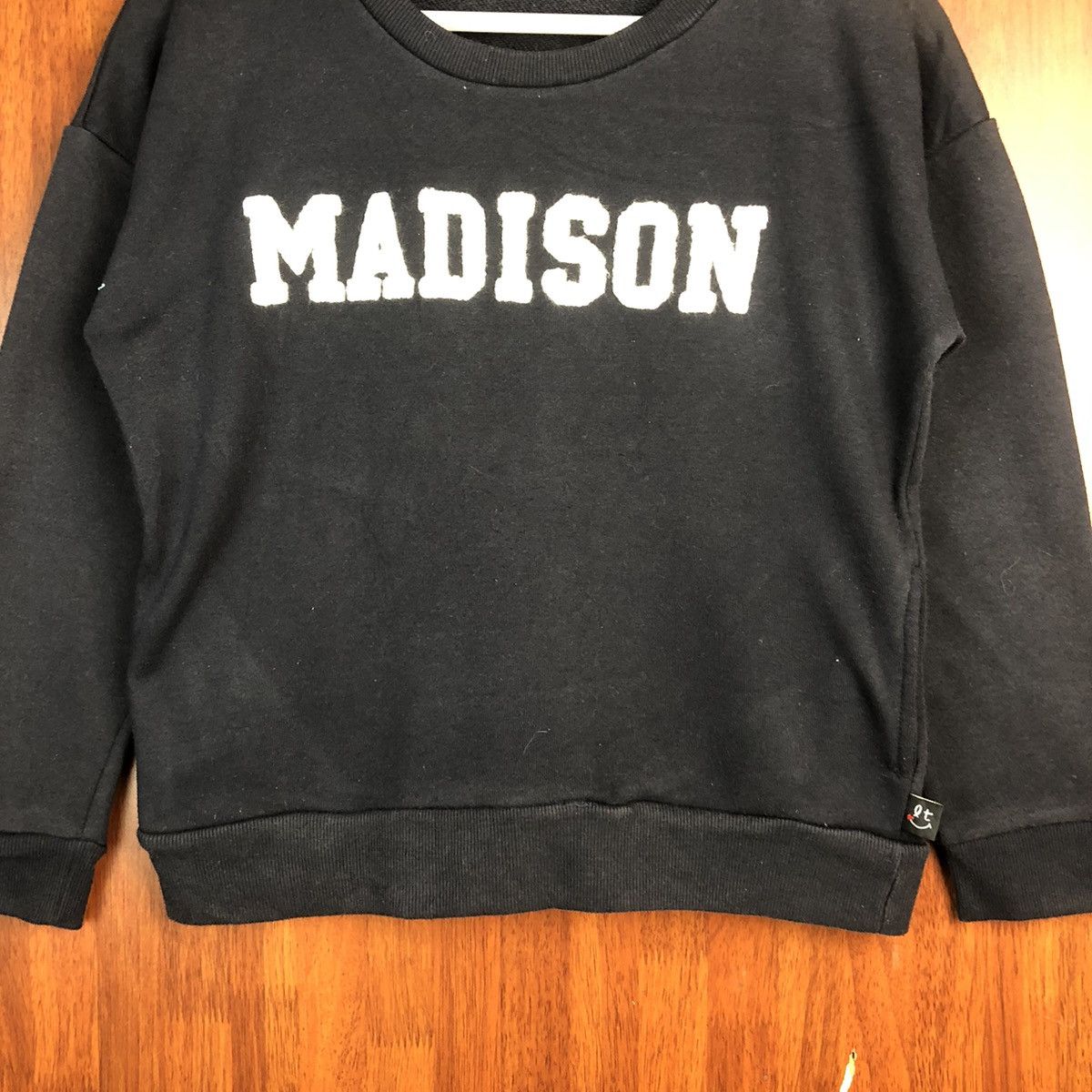 Japanese Brand × Seditionaries Love Toxic Madison Dark Blue Sweatshirt #7540 Size XS / US 0-2 / IT 36-38 - 3 Thumbnail