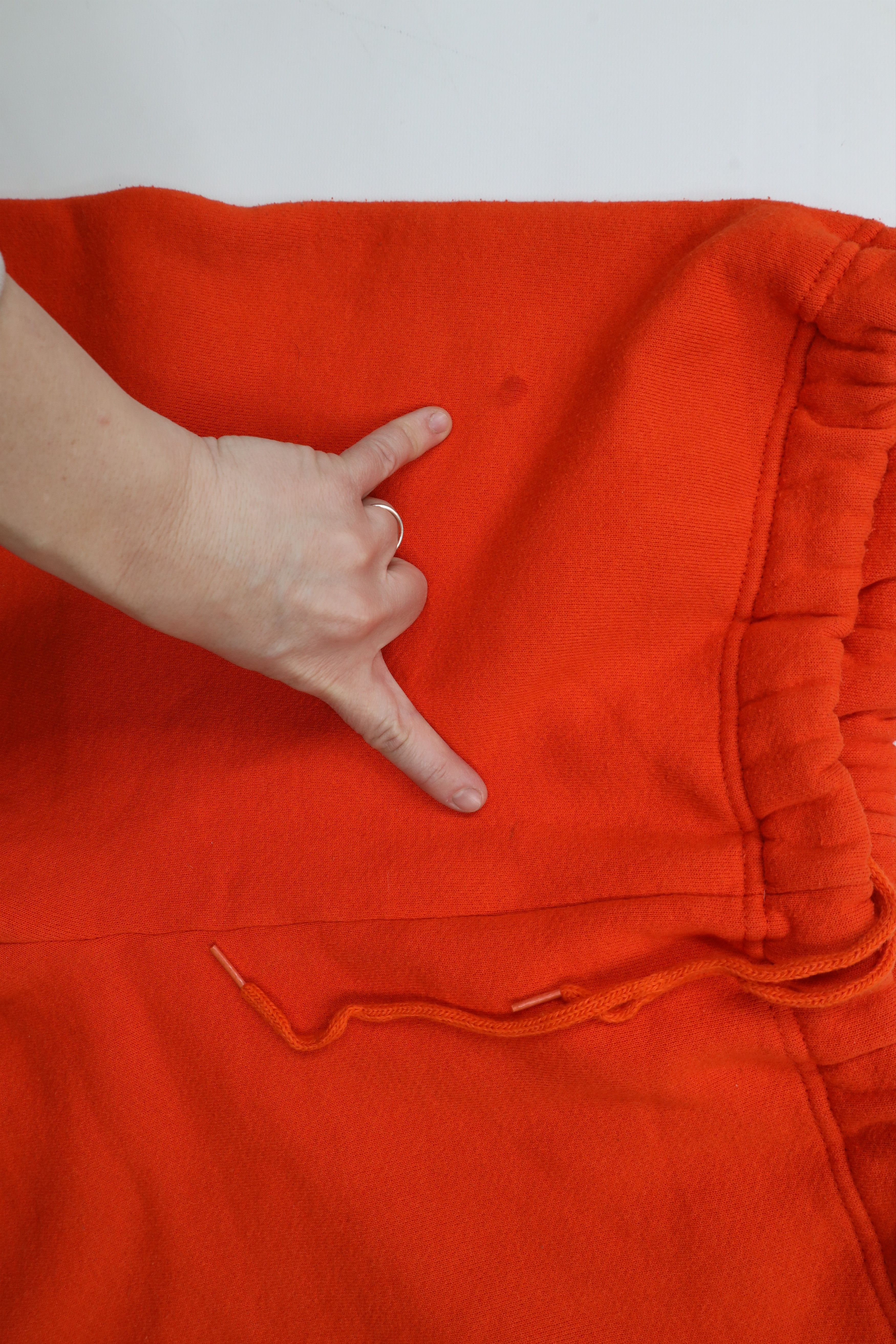 Vintage Vintage 90s Streetwear Heavy Sweatpants Joggers Orange USA Size US 38 / EU 54 - 7 Thumbnail