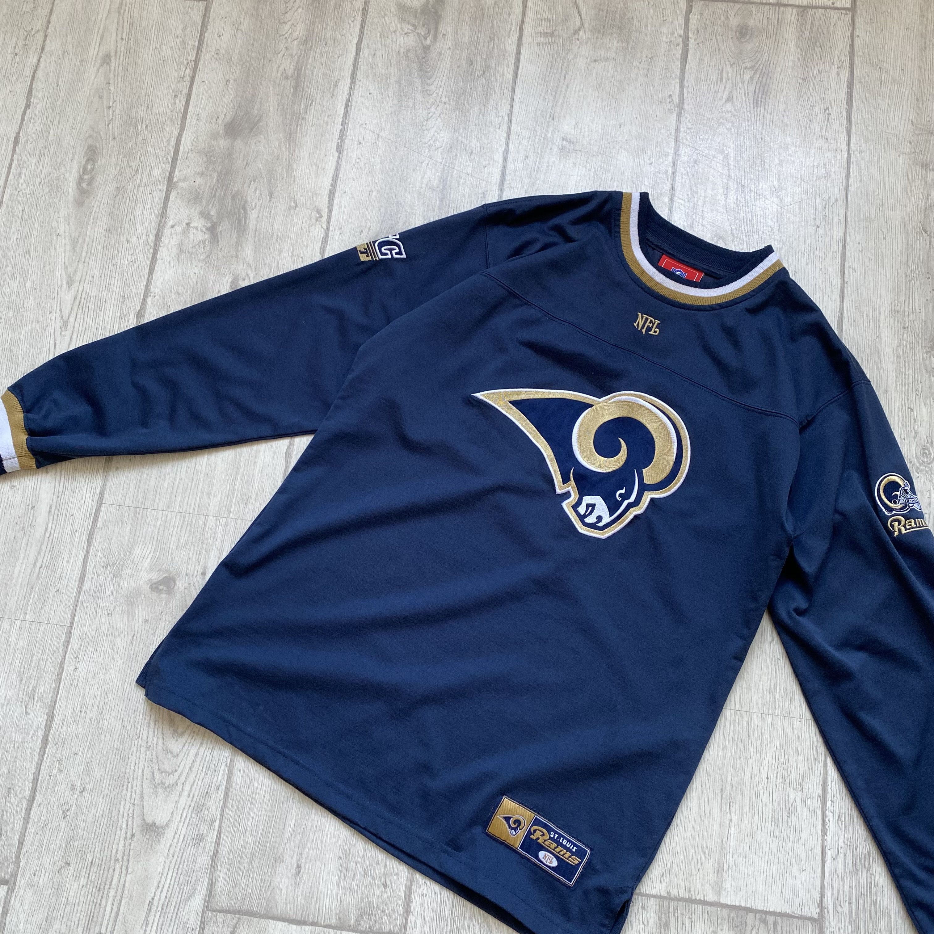 NFL 🏈 Vintage NFL ST. Louis Rams jersey heavy long sleeve Size US M / EU 48-50 / 2 - 9 Thumbnail