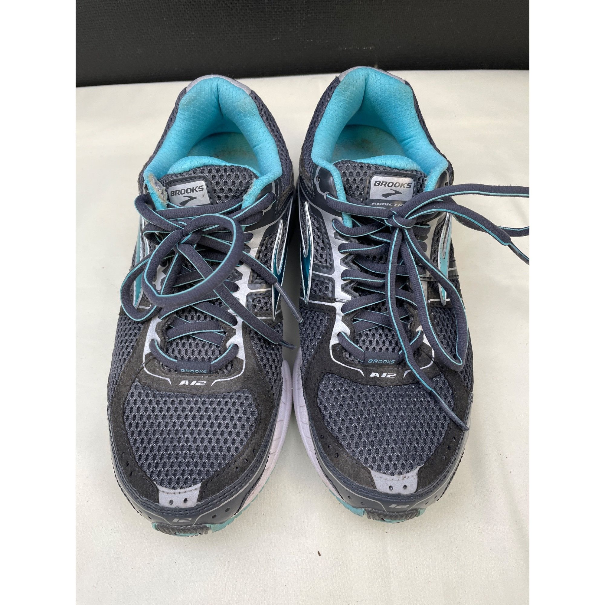 Brooks Brooks Addiction A12 Women's Gray/Blue Running Shoes/ Sneake Size US 8 / IT 38 - 2 Thumbnail