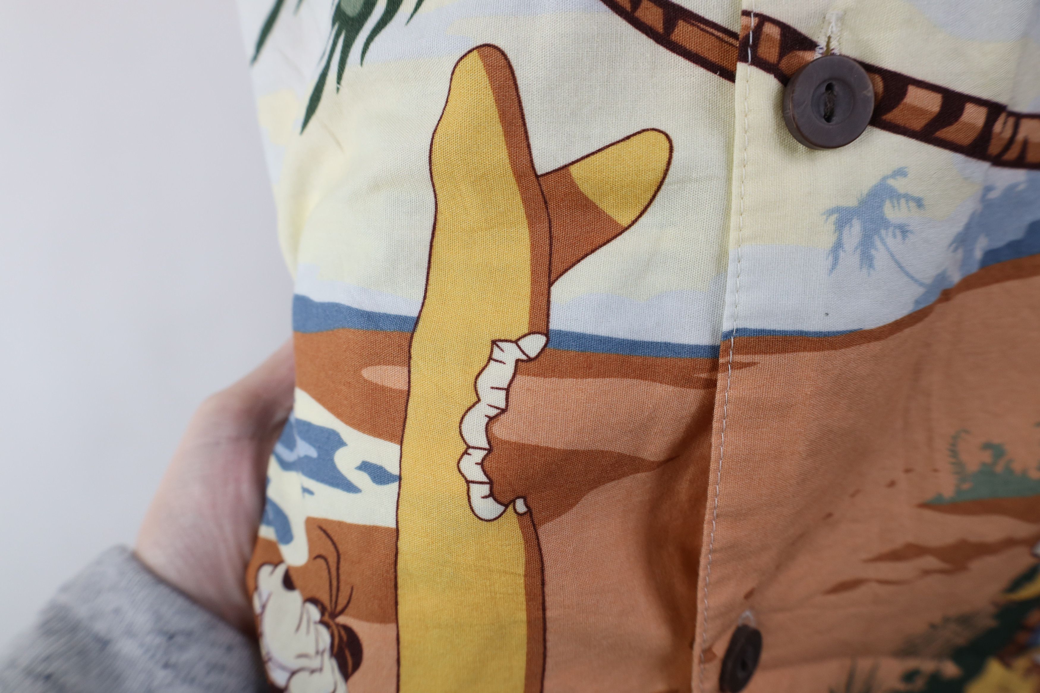 Disney Vtg 90s Disney Mickey Mouse Beach All Over Print Shirt Size US XXL / EU 58 / 5 - 5 Thumbnail