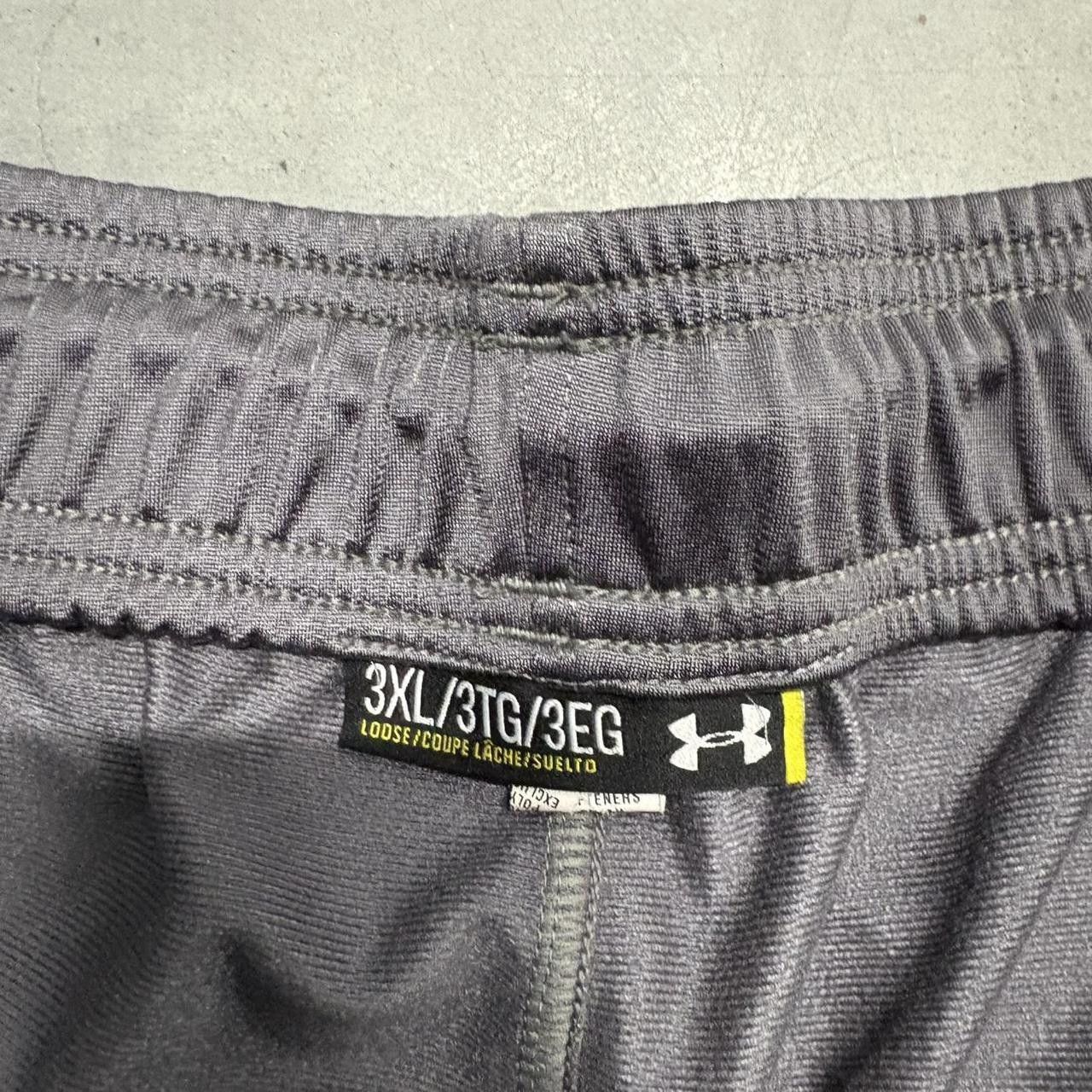 Under Armour Crazy Vintage Y2K/2000s Super Baggy Grey Under Armour Loose Skater Style Leg Zipper Sweatpants! Size US 40 / EU 56 - 8 Thumbnail