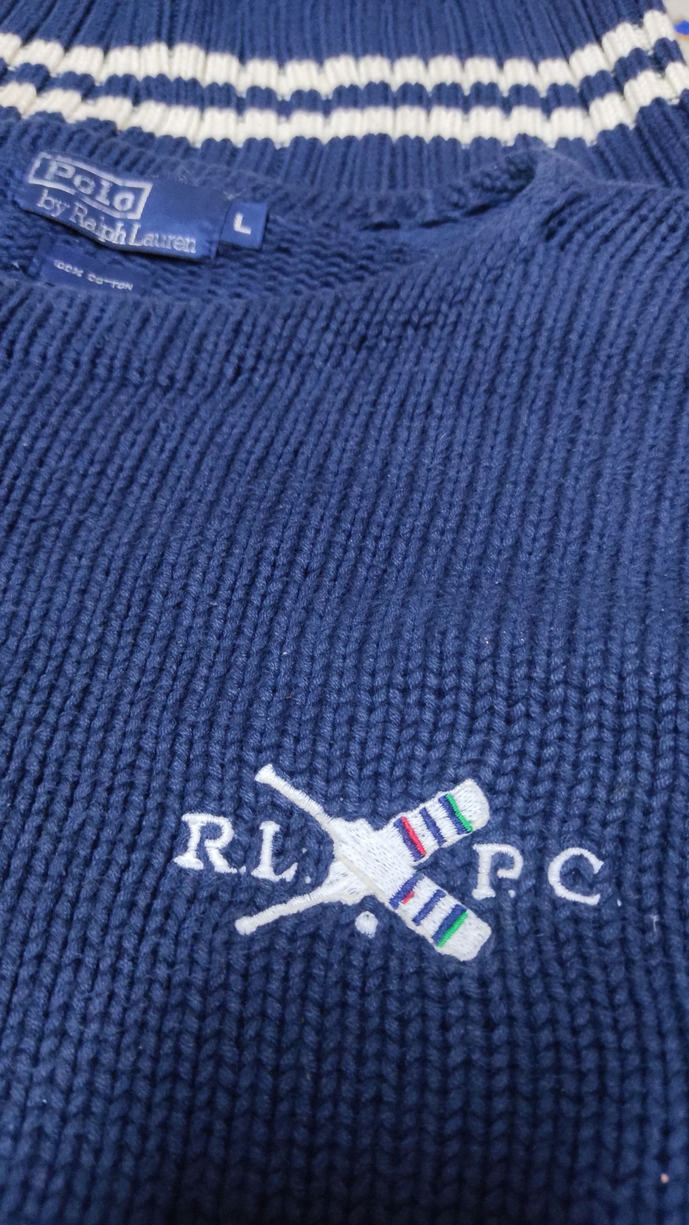 Polo Ralph Lauren × Vintage Vintage Polo Ralph Lauren Wool Sweater Size US L / EU 52-54 / 3 - 4 Thumbnail