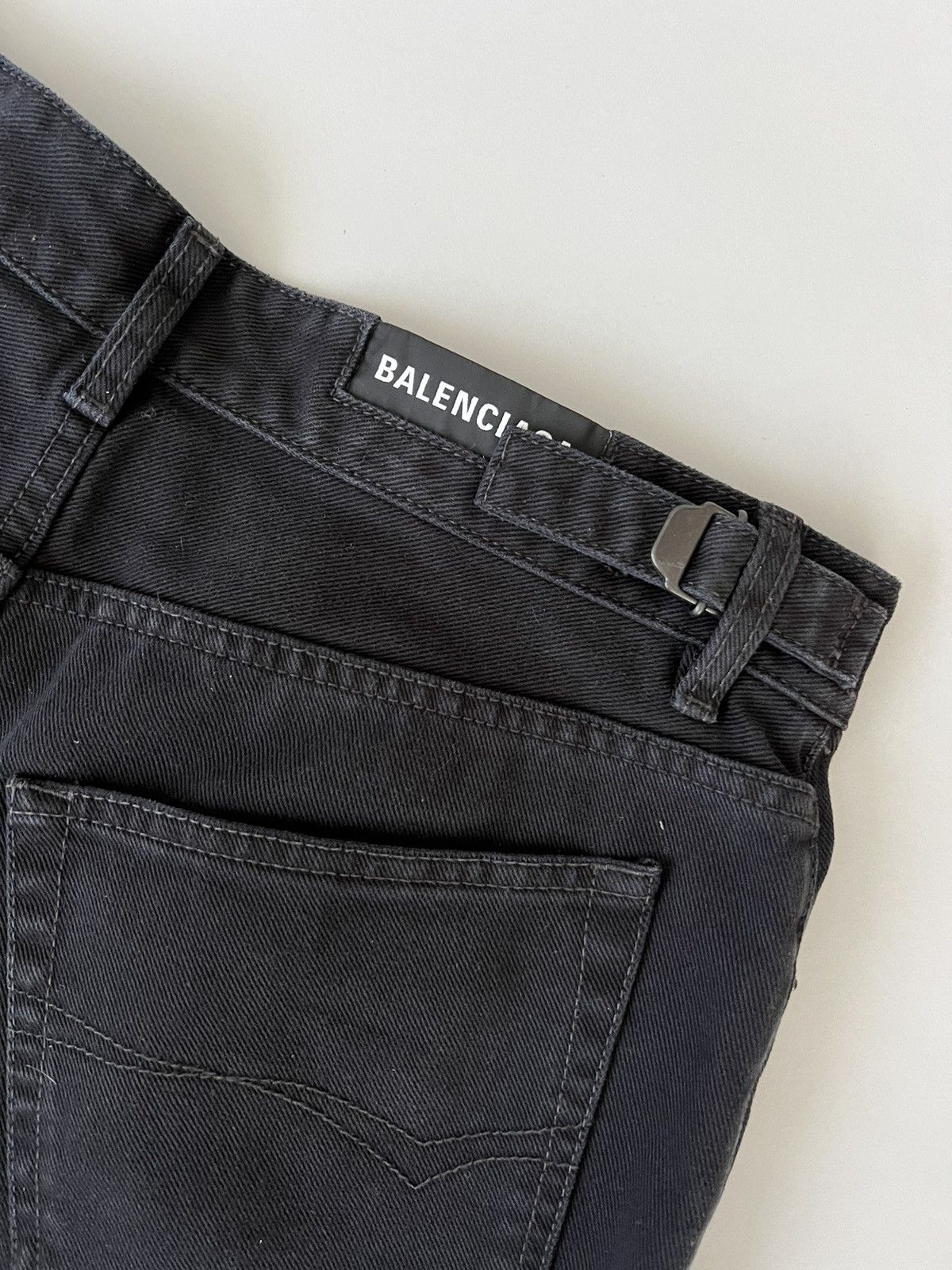 Balenciaga Balenciaga Destroyed Skater Jeans Size US 30 / EU 46 - 8 Thumbnail
