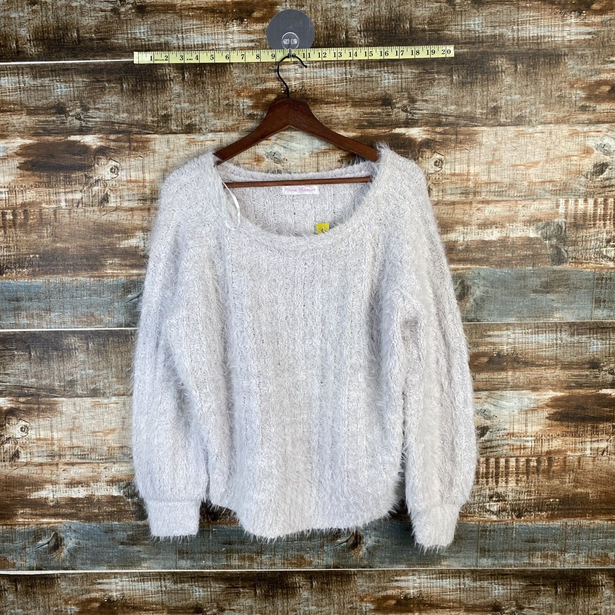 DL Anne Basket Gray Mohair Knitwear #C1115