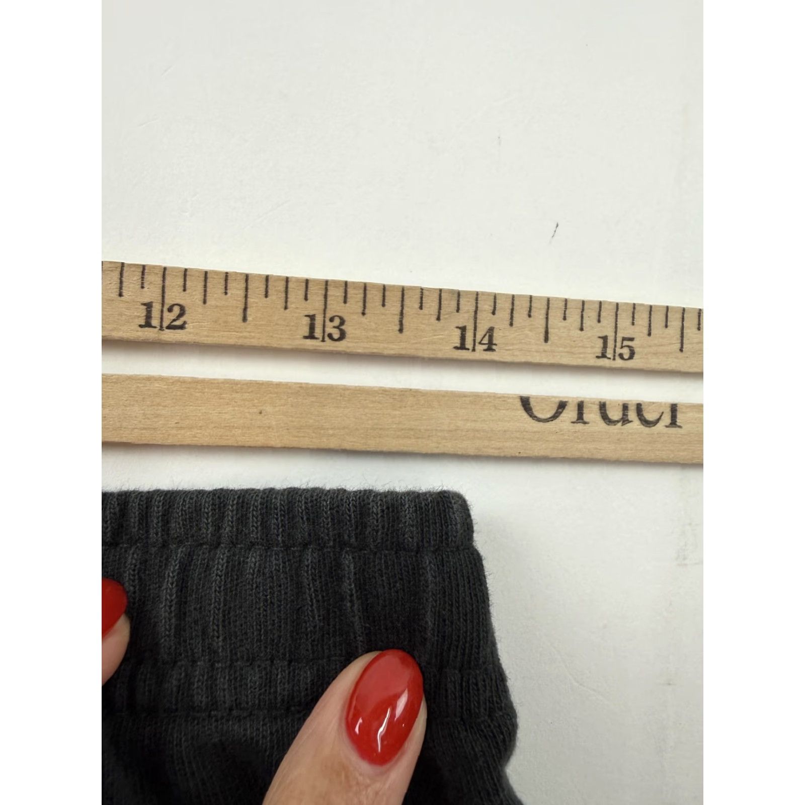 Vintage J. Galt Womens Small Black Knit Sweatpants Drawstring Elastic Waist Lounge Pants Straight Leg Casual Size 28" / US 6 / IT 42 - 7 Thumbnail