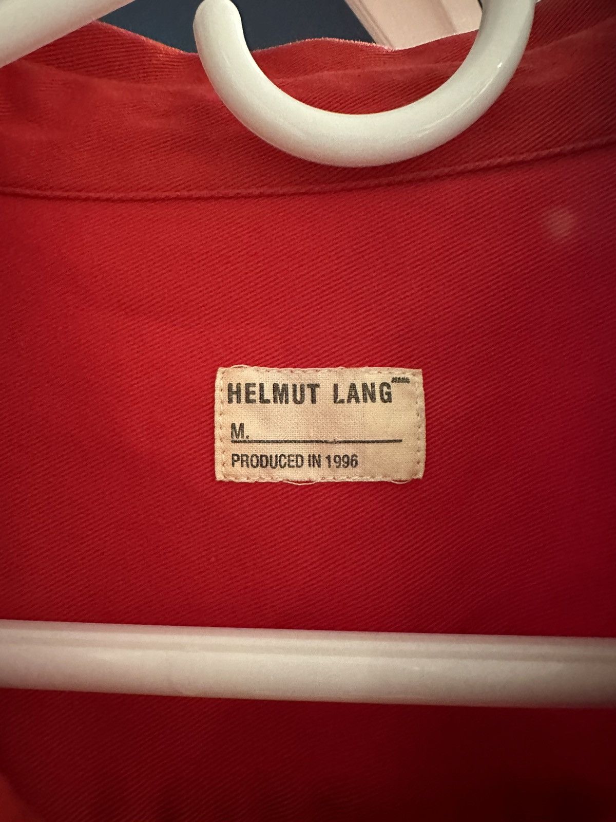 Helmut Lang SS1997 Military Officer’s Shirt in Red Size US M / EU 48-50 / 2 - 9 Thumbnail