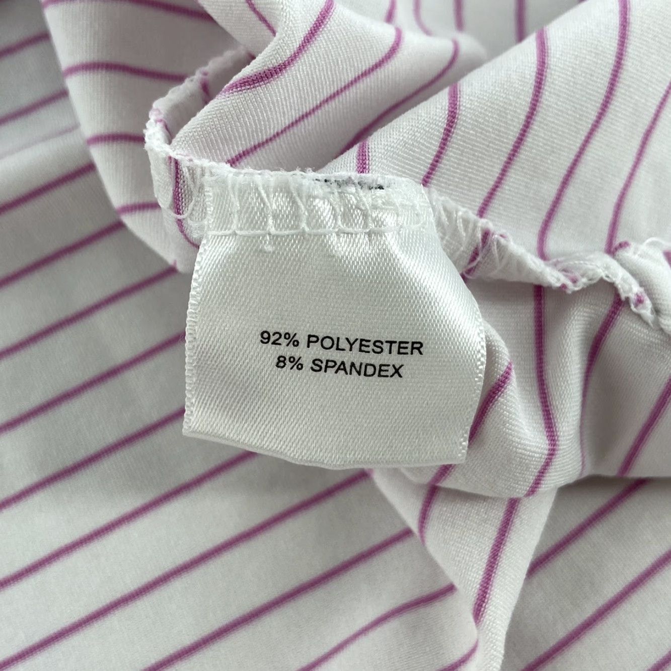 Peter Millar Peter Millar Summer Comfort Shirt XL Men Polo Striped White Golf Polo Shirt Comfort? Size US XL / EU 56 / 4 - 7 Thumbnail
