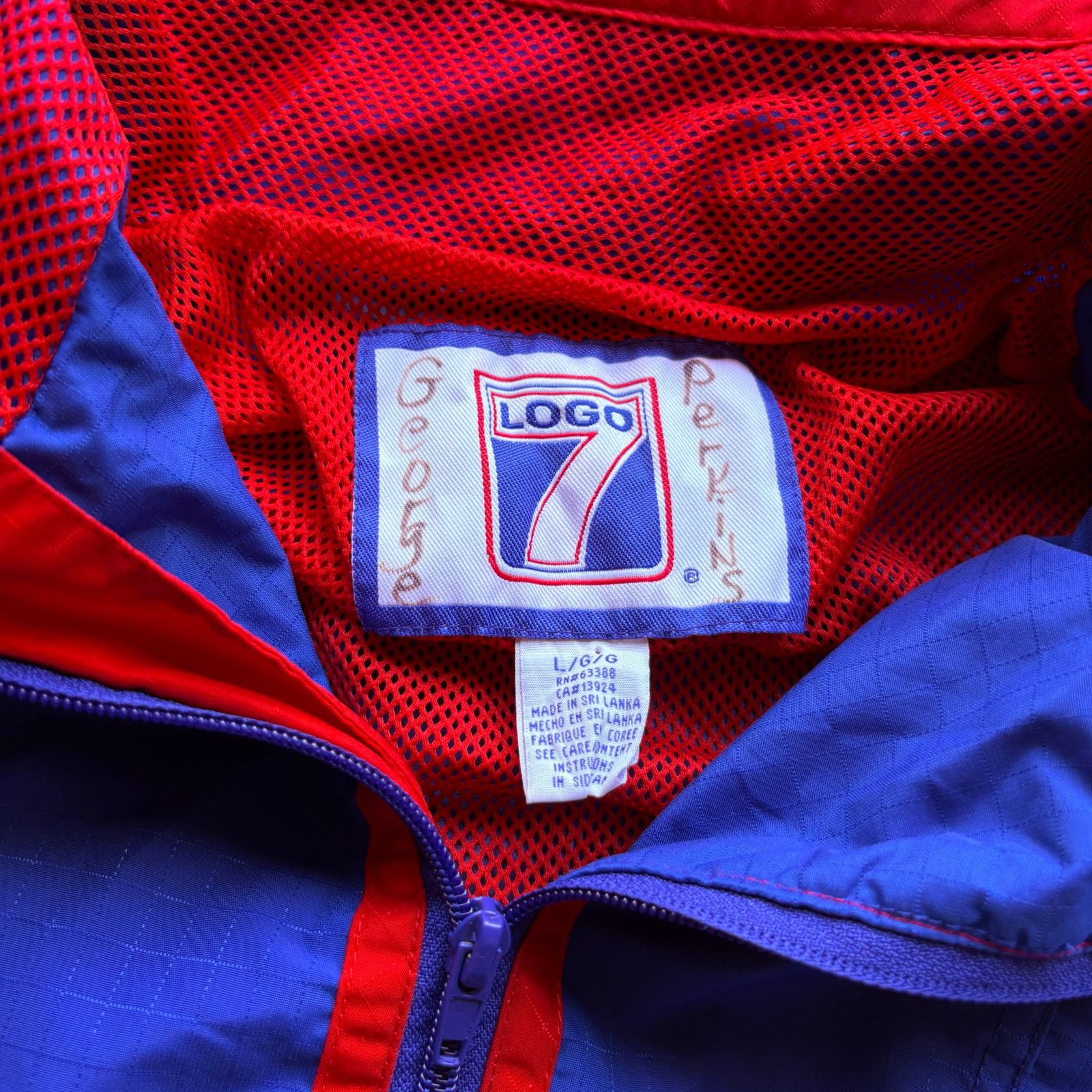 Logo 7 Cool Vintage Logo 7 Ole Miss rebels windbreaker Size US L / EU 52-54 / 3 - 2 Thumbnail