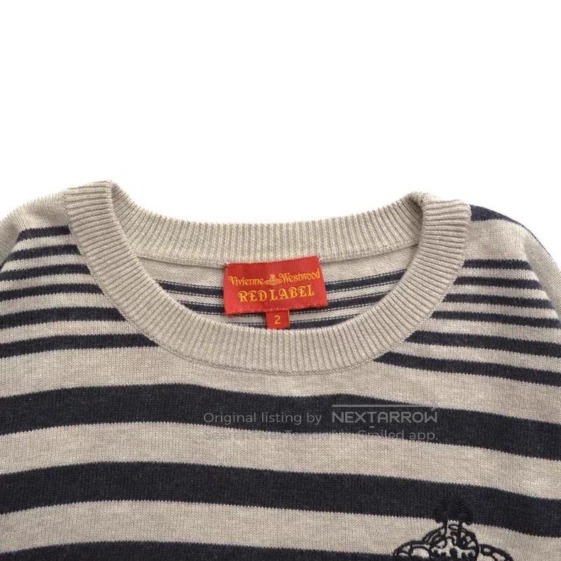 Vivienne Westwood Vivienne Westwood Striped Knit Sweater Top Size M / US 6-8 / IT 42-44 - 6 Thumbnail