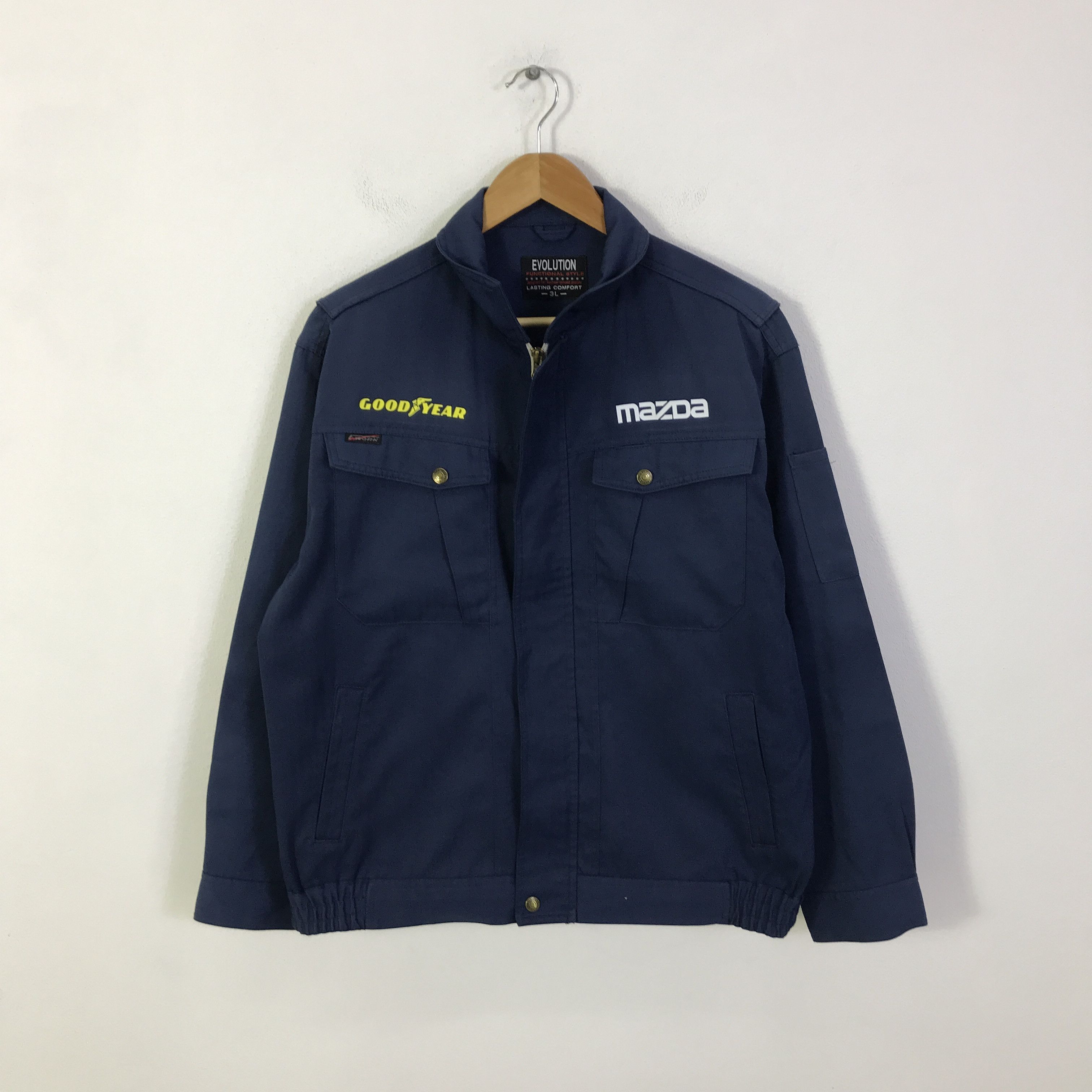 Japanese Brand Mazda Racing Uniform Work Custom jacket K77B12 Size US L / EU 52-54 / 3 - 2 Thumbnail