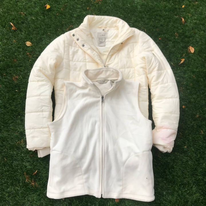 L.L. Bean LL Bean Maine Freeport USA down Puffer White Jacket Size US M / EU 48-50 / 2 - 19 Thumbnail