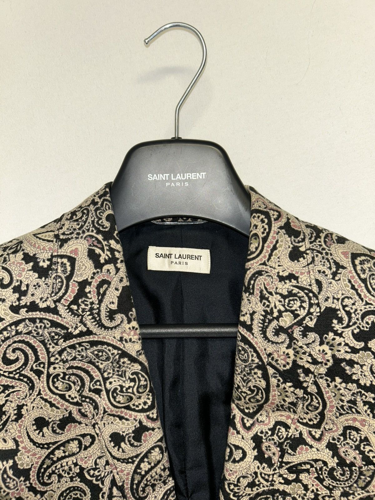 Saint Laurent Paris SS2015 1/1 sample Fractal Paisley Blazer Size 48L - 7 Thumbnail