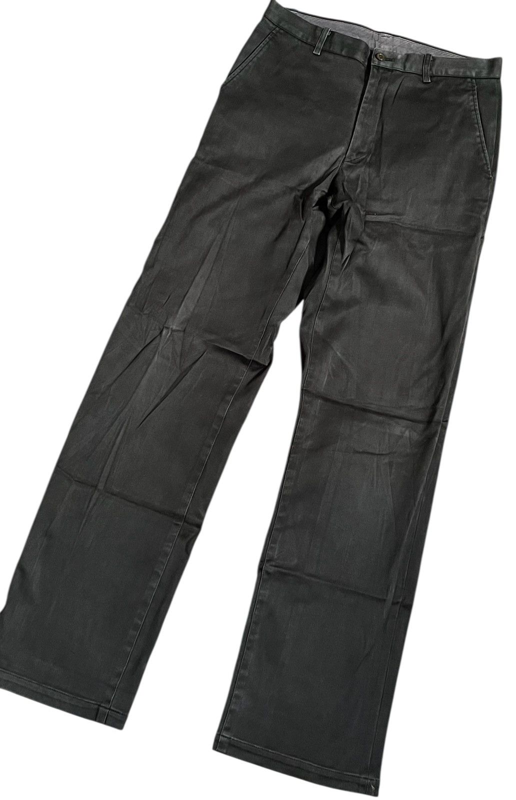 Yohji Yamamoto TAX FREE 🇺🇸 yohji yamamoto A.A.R washed faded black trousers Size US 30 / EU 46 - 5 Thumbnail