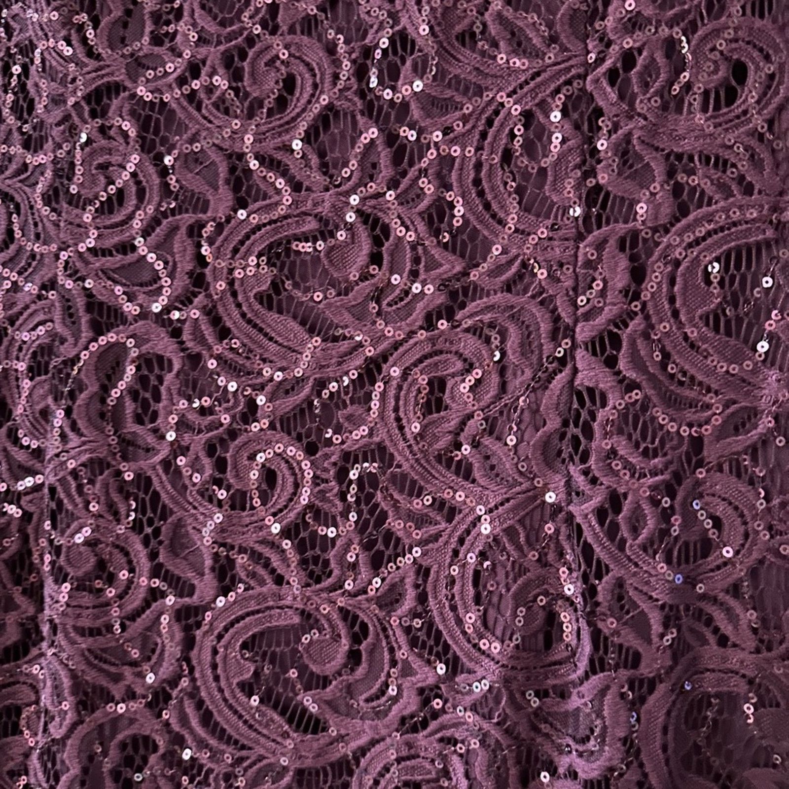 Other Marina purple lace and sequin size 10 Size L / US 10 / IT 46 - 3 Thumbnail