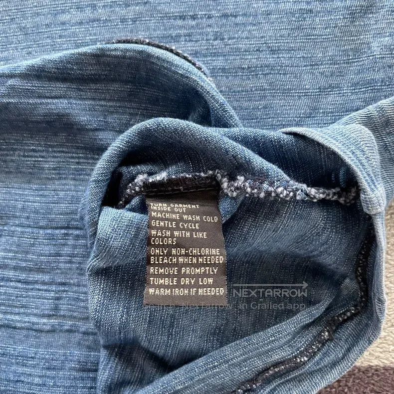 RRL Ralph Lauren RRL Ralph Lauren Indigo-dyed bamboo节cotton short-sleeve T- Size US S / EU 44-46 / 1 - 4 Thumbnail