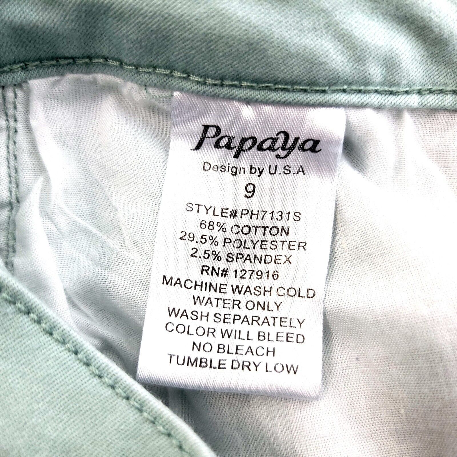 Vintage Papaya USA Seafoam Green Cotton Spandex Polyester Mid Rise W Size US 28 / EU 44 - 5 Thumbnail