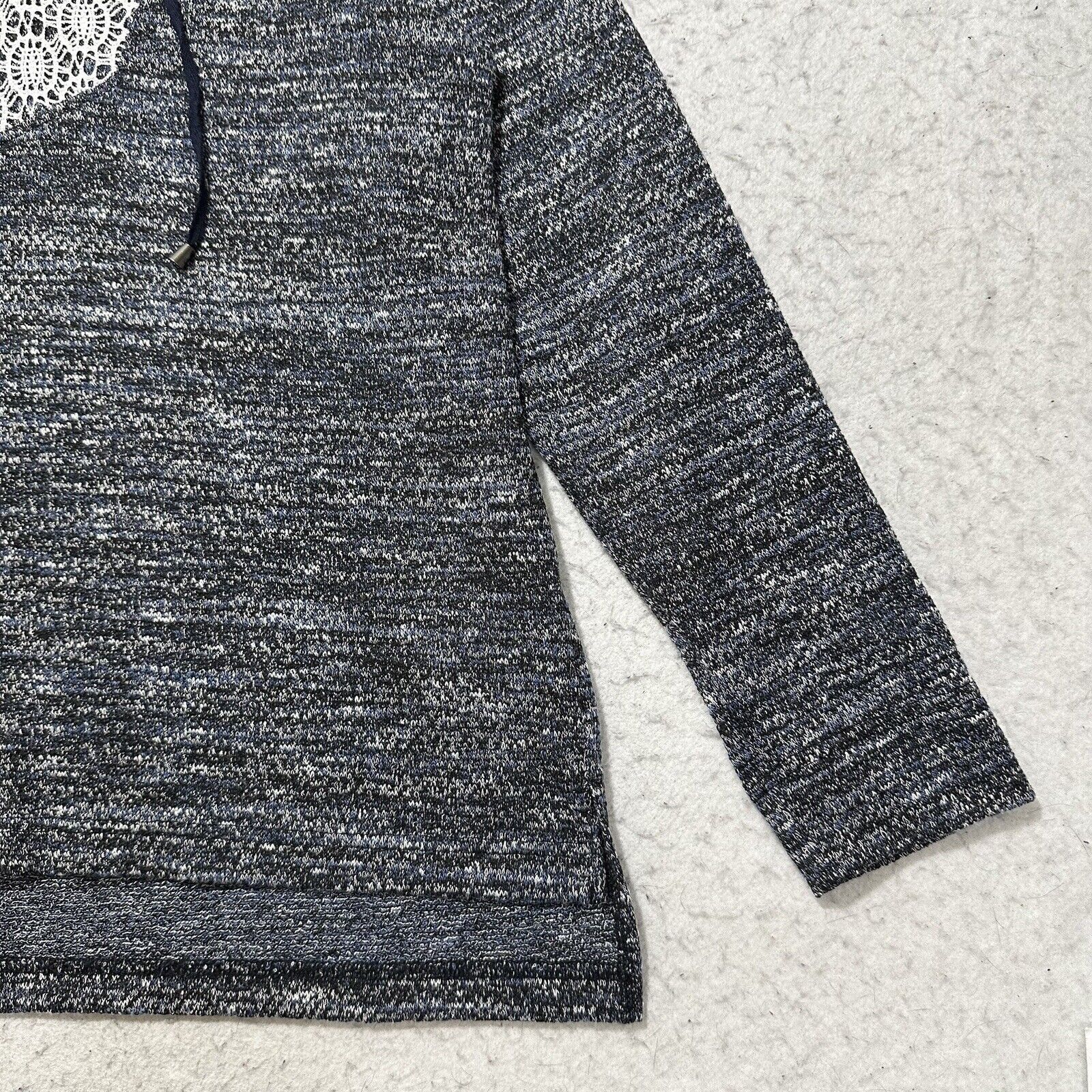 Other Skye's The Limit Medium Hoodie Lace Crochet Knit Sweater Size M / US 6-8 / IT 42-44 - 6 Thumbnail