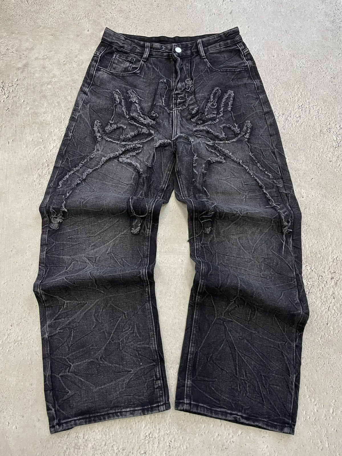JNCO style y2k fashion distressed jeans hype baggy fit y2k