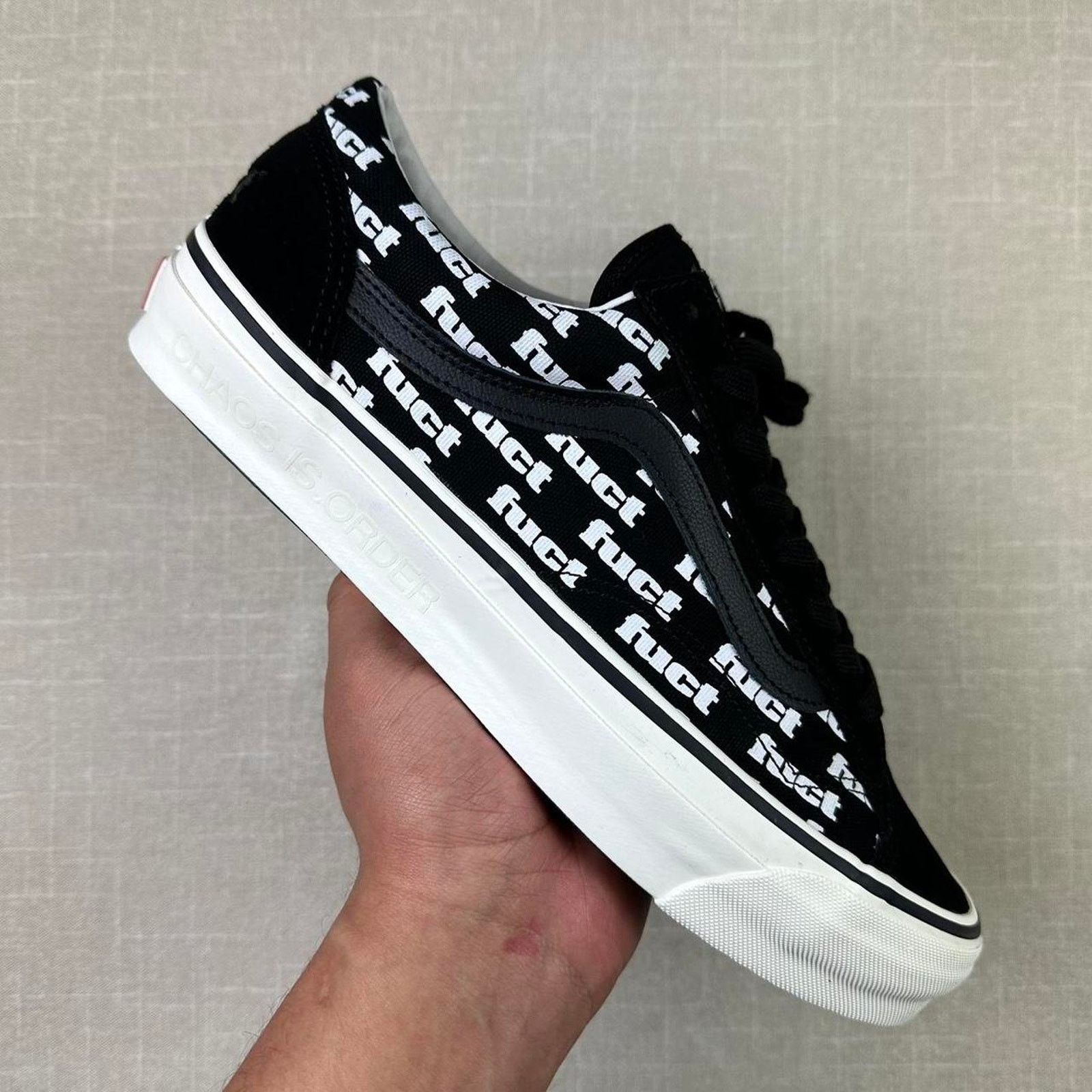 FUCT FUCT x Slam Jam x Vans Old Skool "Black Marshmallow" Size US 11.5 / EU 44-45 - 1 Thumbnail