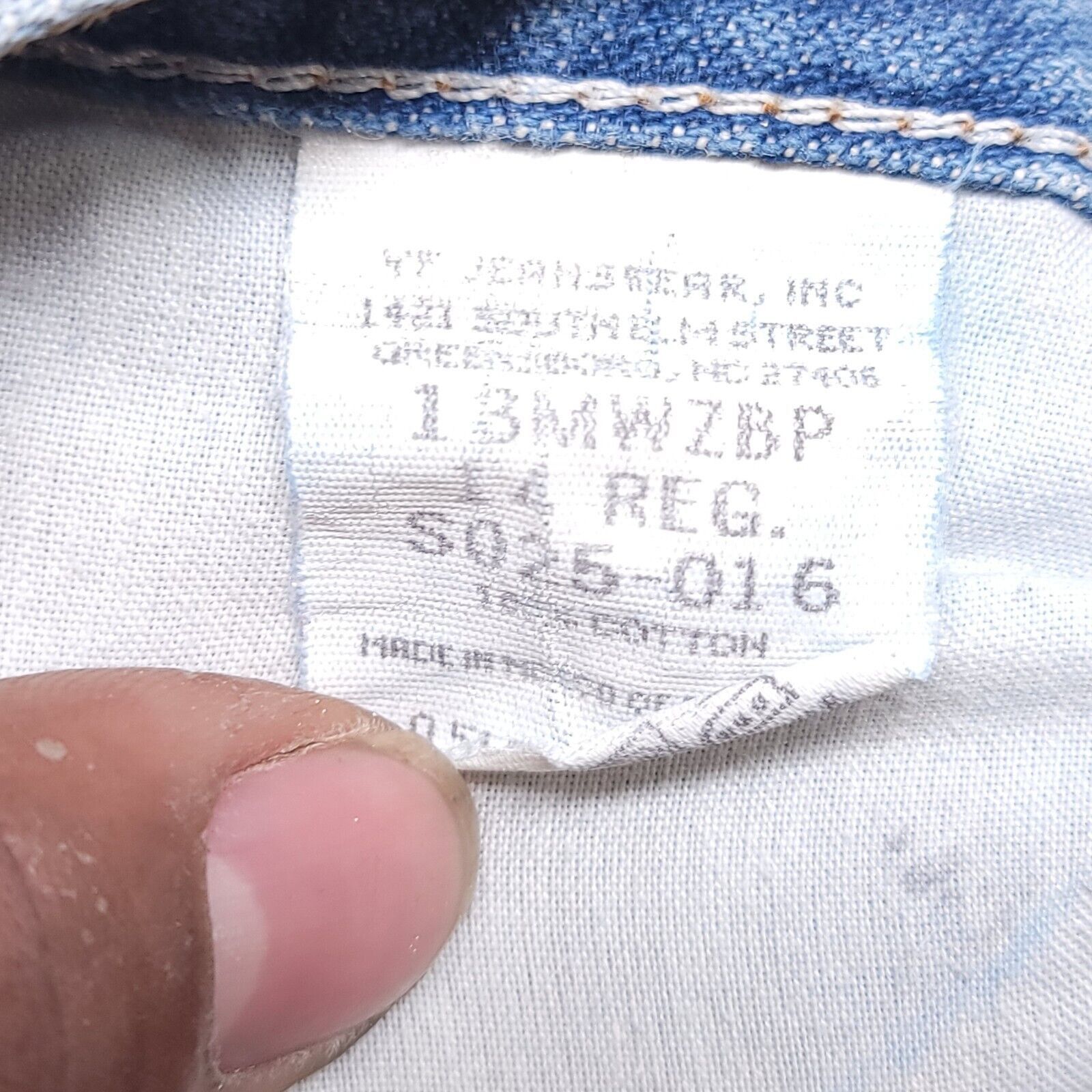 Wrangler Wrangler Casual Button Zip Denim Jeans Womens Size 14 Blue Size 36" / US 14 / IT 50 - 3 Thumbnail