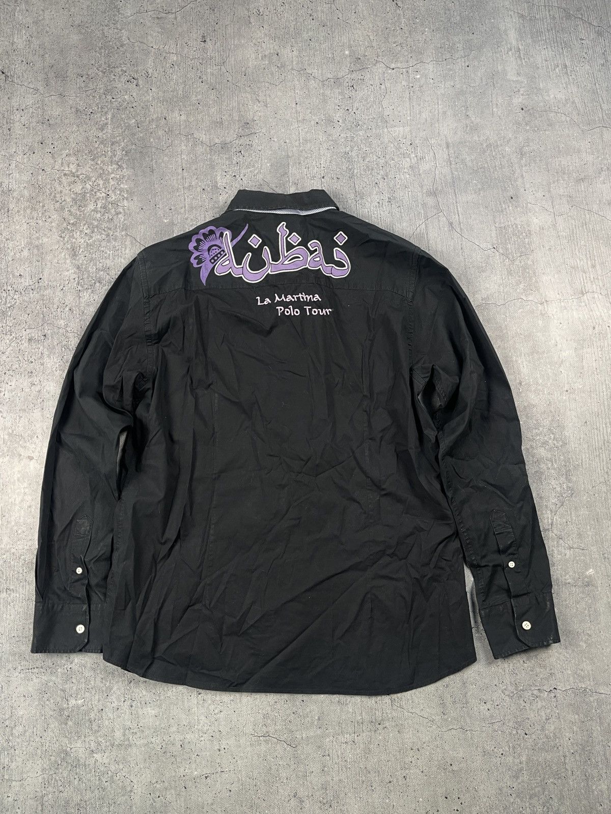 La Martina × Vintage La Martina Abu Dhabi Dubai vintage big logo shirt Size US L / EU 52-54 / 3 - 5 Thumbnail