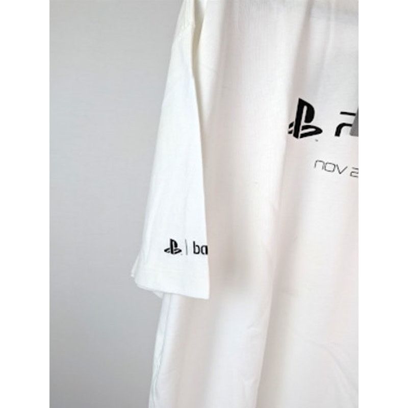 Balenciaga × Playstation o1rshd1 5 Boxy Logo T-Shirt in White / Black Size US XL / EU 56 / 4 - 4 Thumbnail