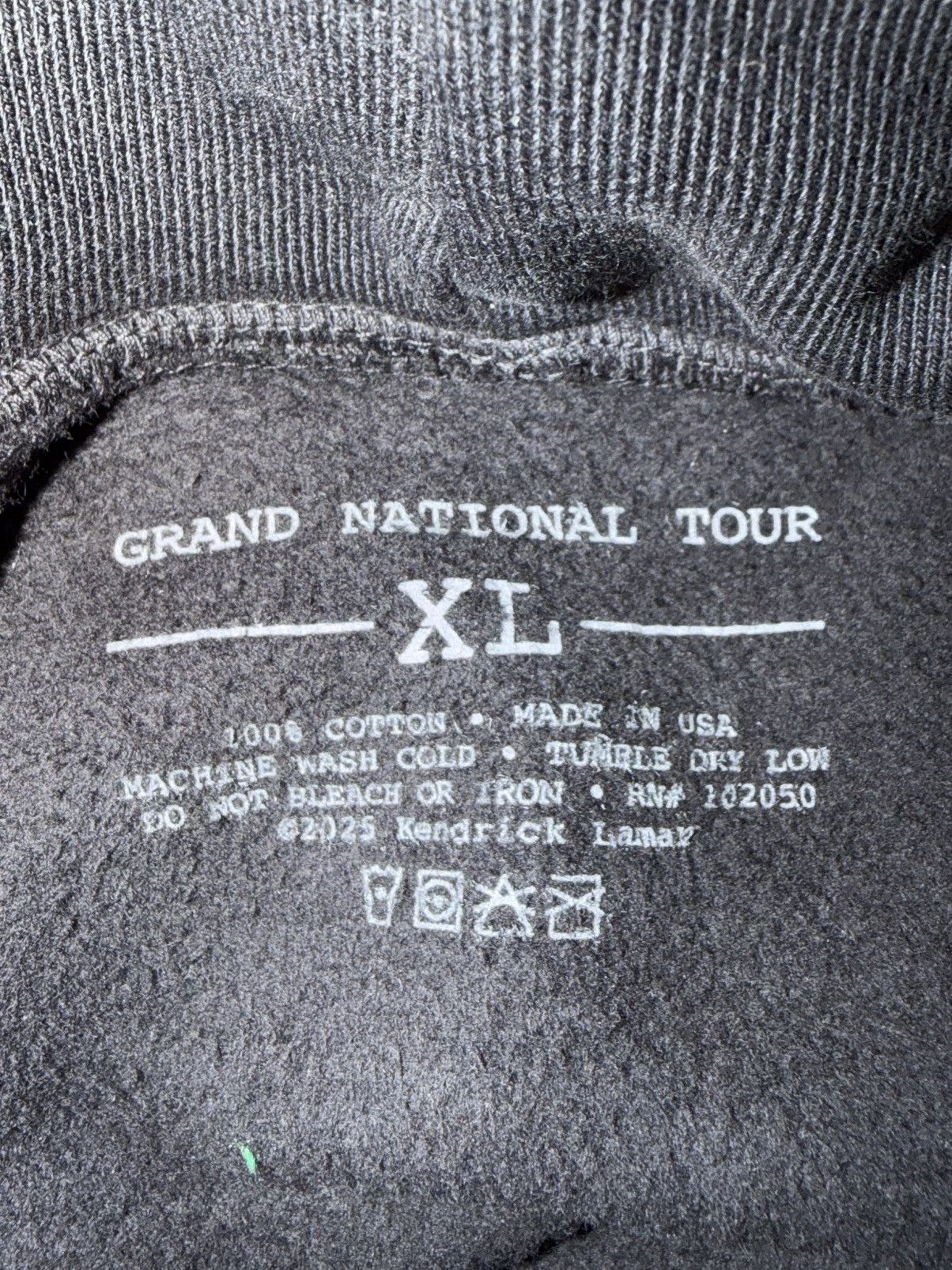 Kendrick Lamar XL Kendrick Lamar, SZA, Grand National Tour Hoodie XL Size US XL / EU 56 / 4 - 3 Thumbnail