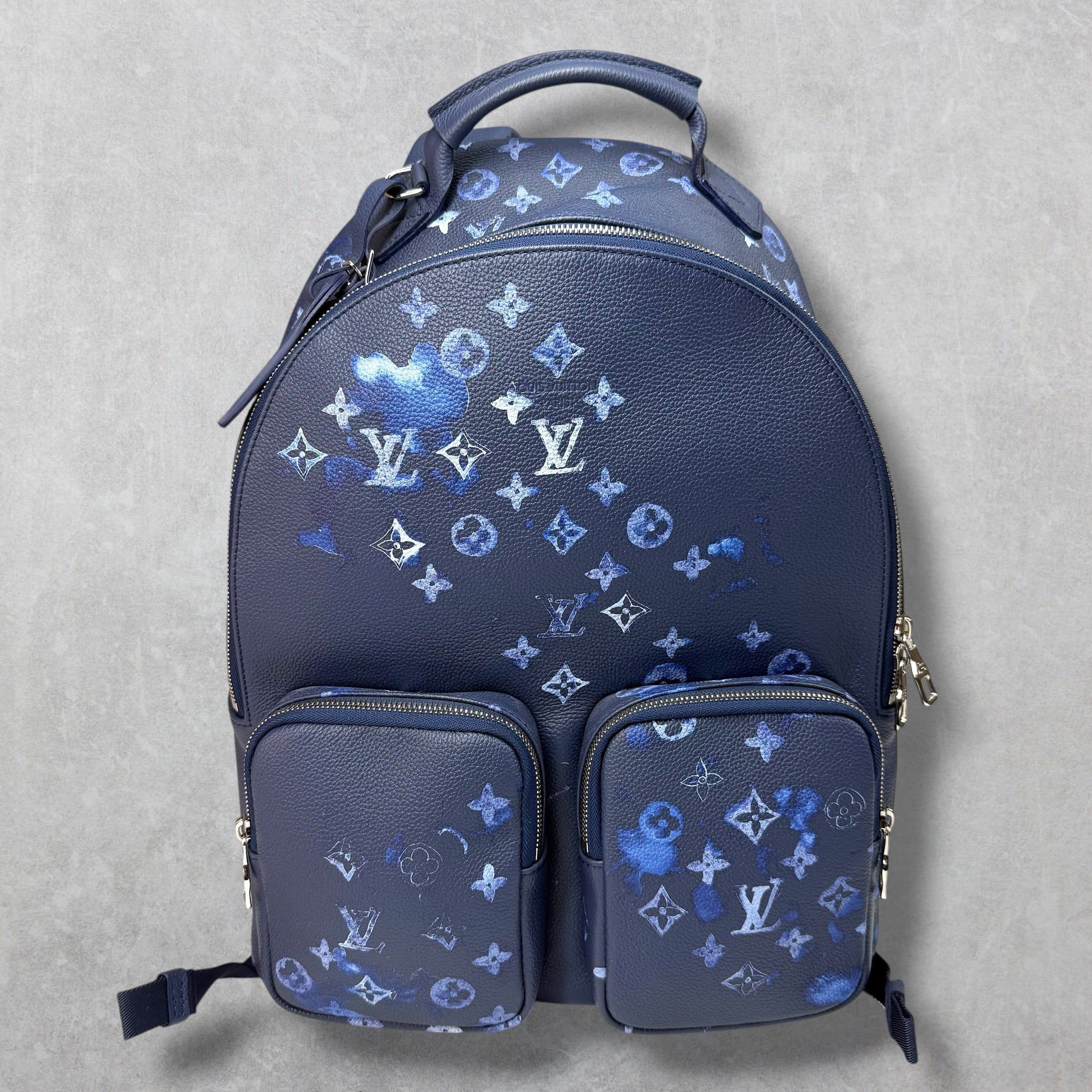 Louis Vuitton Louis Vuitton Navy Watercolor Monogram Backpack Size ONE SIZE - 1 Thumbnail