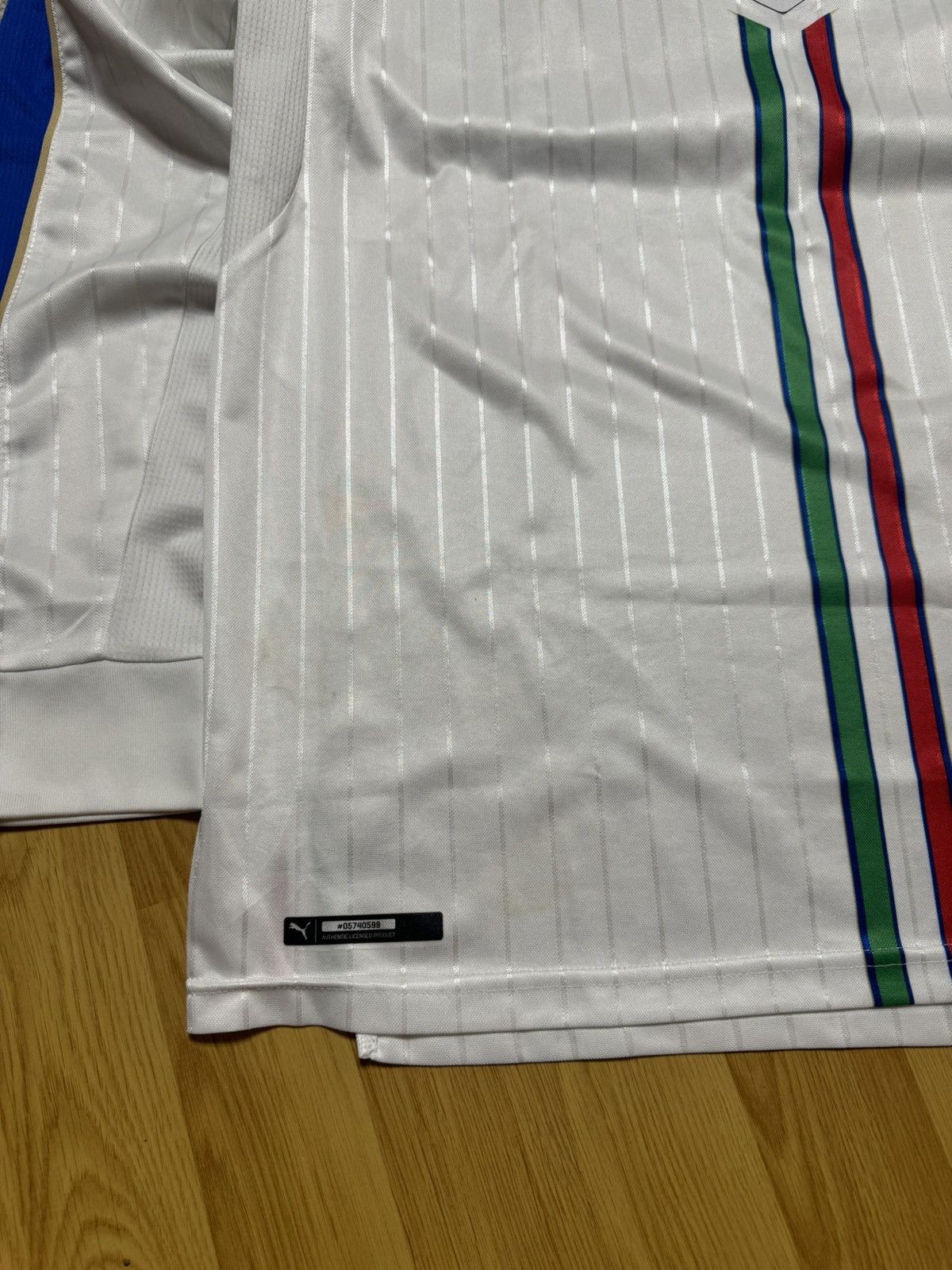 Puma Puma Simone Zaza Italy Long Sleeve Away Jersey 2015/16 Size US L / EU 52-54 / 3 - 9 Thumbnail