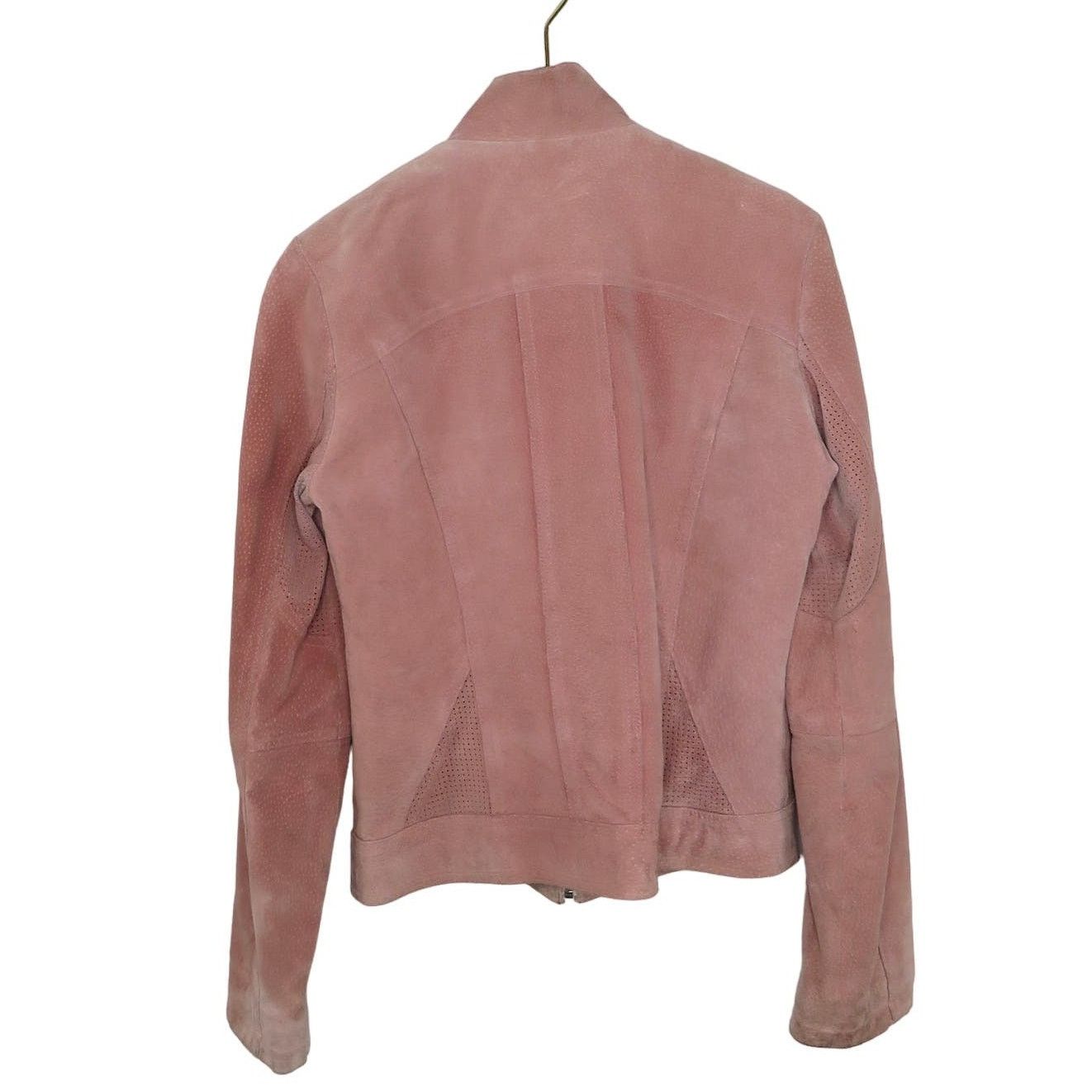 Vintage × Wilsons Leather Vintage Wilsons Leather Pink Leather Jacket Suede Small Size S / US 4 / IT 40 - 7 Thumbnail