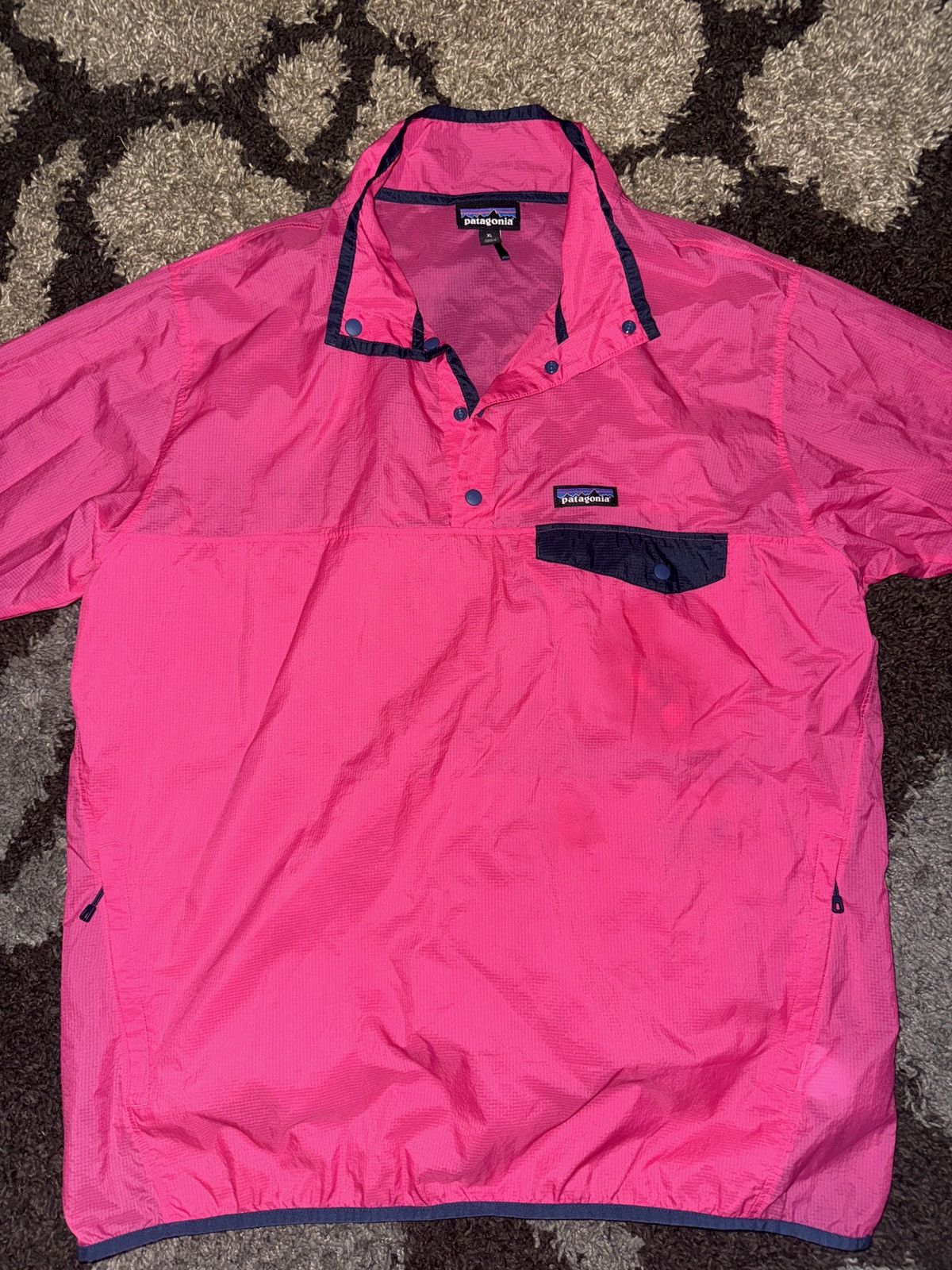 Patagonia Patagonia light buttoned quarter zip windbreaker Size US XL / EU 56 / 4 - 4 Thumbnail