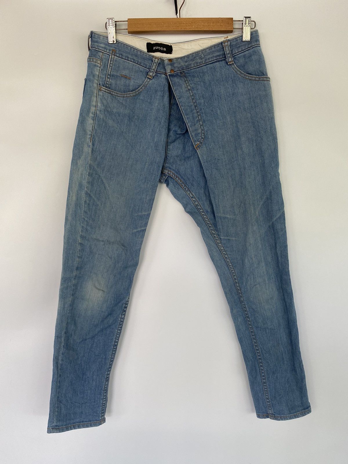 Issey Miyake × Japanese Brand × Zucca ZUCCA Issey Miyake Japanese Denim Women’s Blue Jeans Size 30" / US 8 / IT 44 - 1 Thumbnail