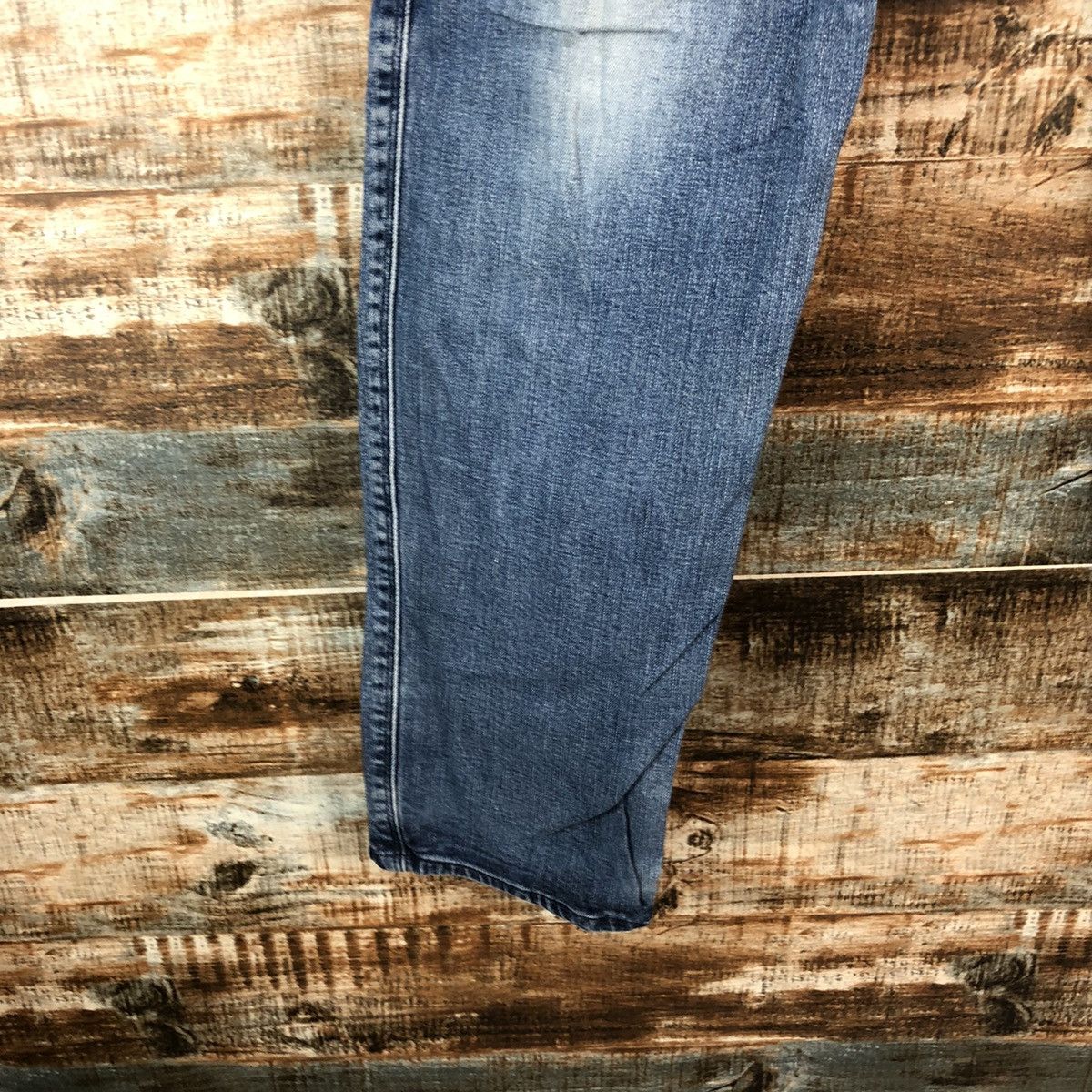 Japanese Brand Burtle Blue Distressed vintage Denim Pants #A2172 Size US 34 / EU 50 - 11 Thumbnail