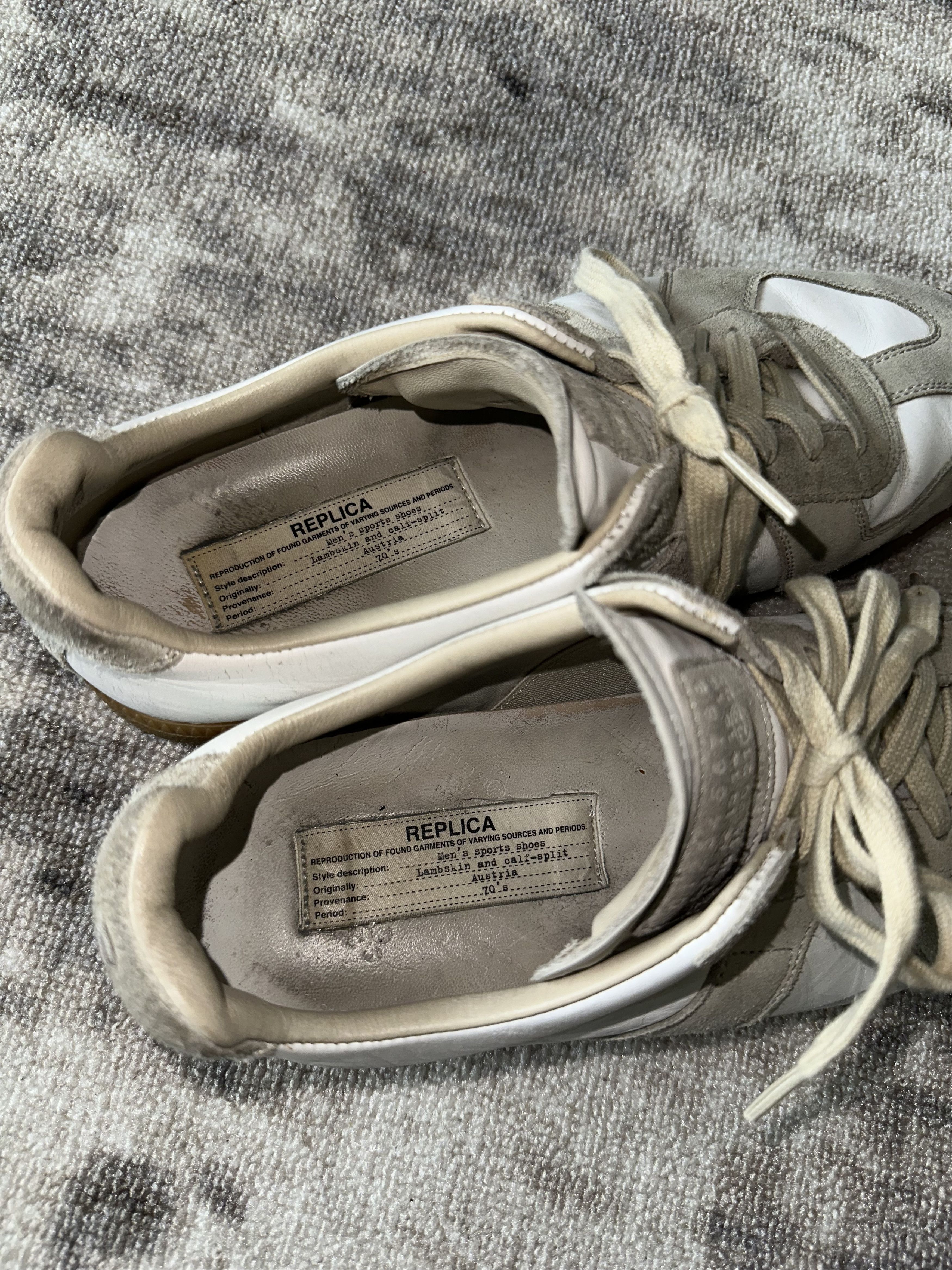 Maison Margiela Maison Margiela GAT Gray Low Size US 9 / EU 42 - 11 Thumbnail