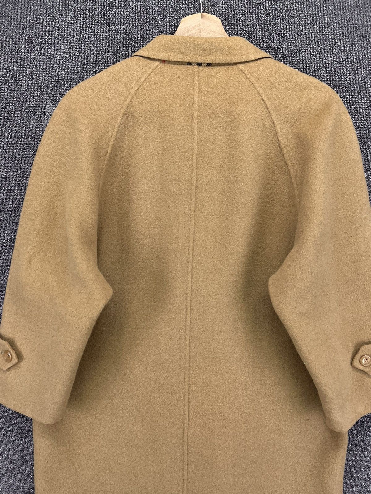 Burberry × Vintage Vintage 90s Burberry Double Breasted Wool Jacket Size L / US 10 / IT 46 - 12 Thumbnail