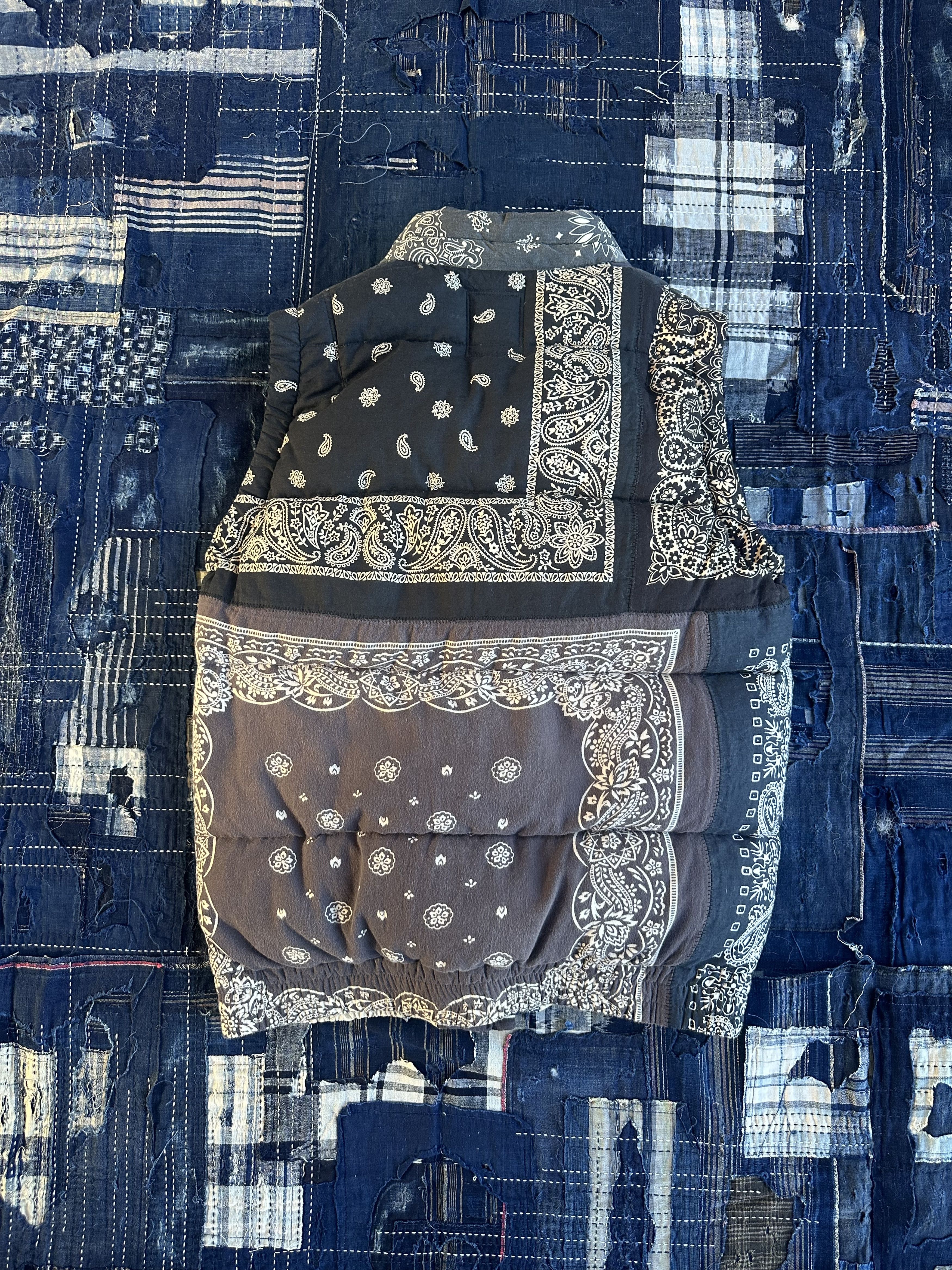 Visvim Vintage Black Bandana Vest Size US L / EU 52-54 / 3 - 2 Thumbnail