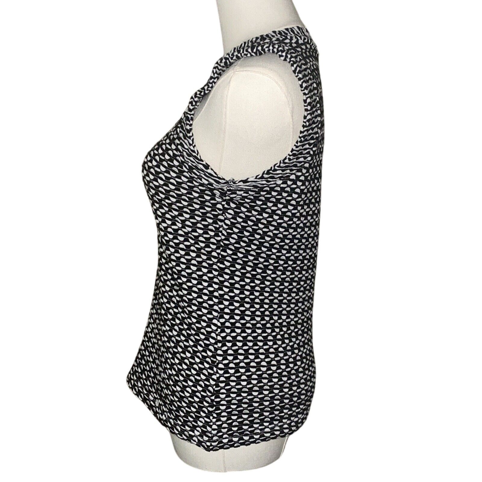 Anthropologie Anthropologie Maeve Pullover Top XS Black White Women's EUC Size XS / US 0-2 / IT 36-38 - 3 Thumbnail