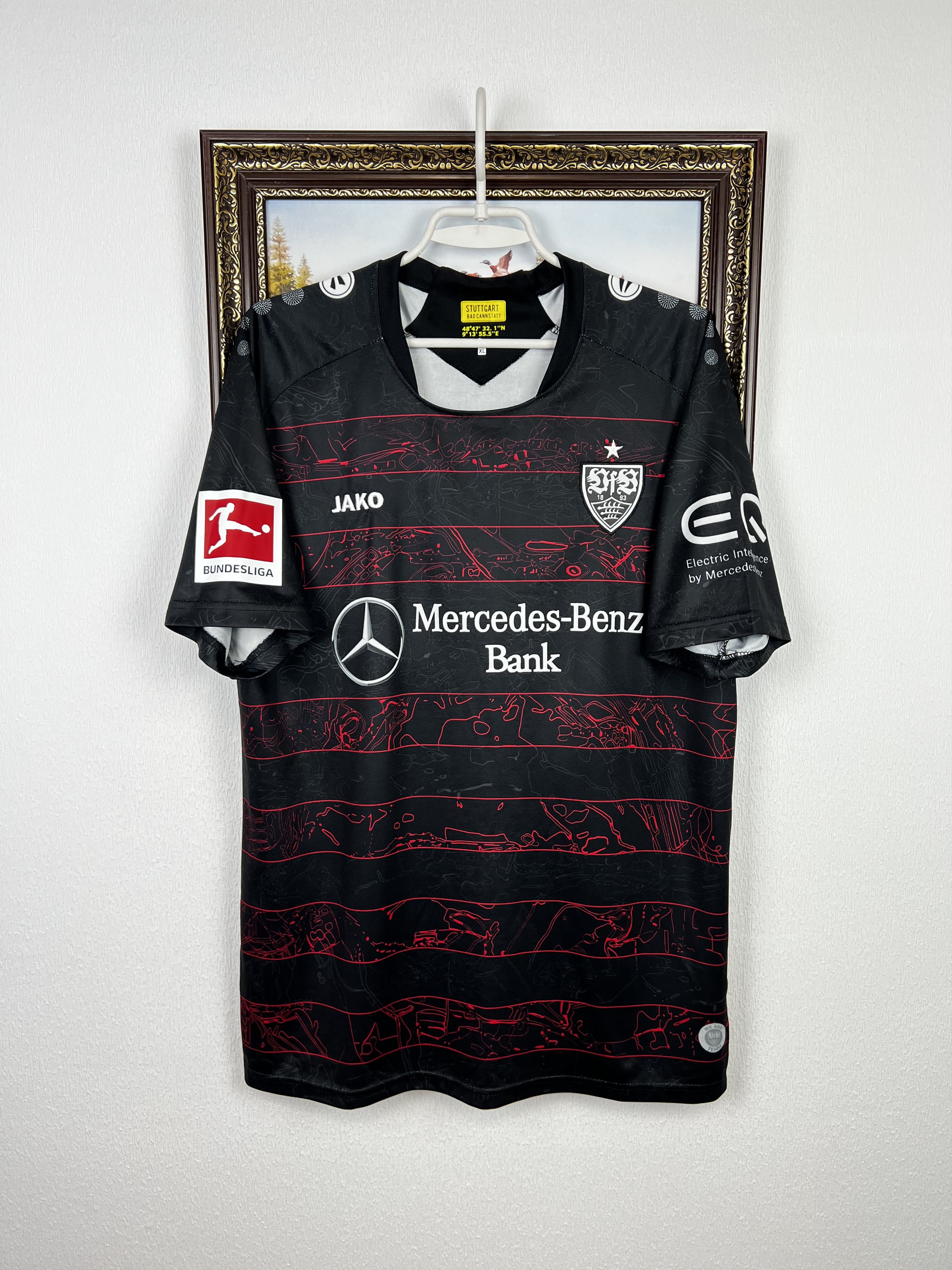 Stuttgart 2020 Jako Football Shirt #9 Kalajdzic Soccer Tee