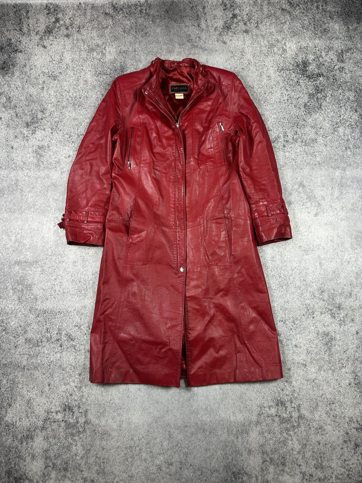 Escada Y2k Vintage Escada Red Leather Coat Jacket Opium Vamp Style Size M / US 6-8 / IT 42-44 - 1 Thumbnail