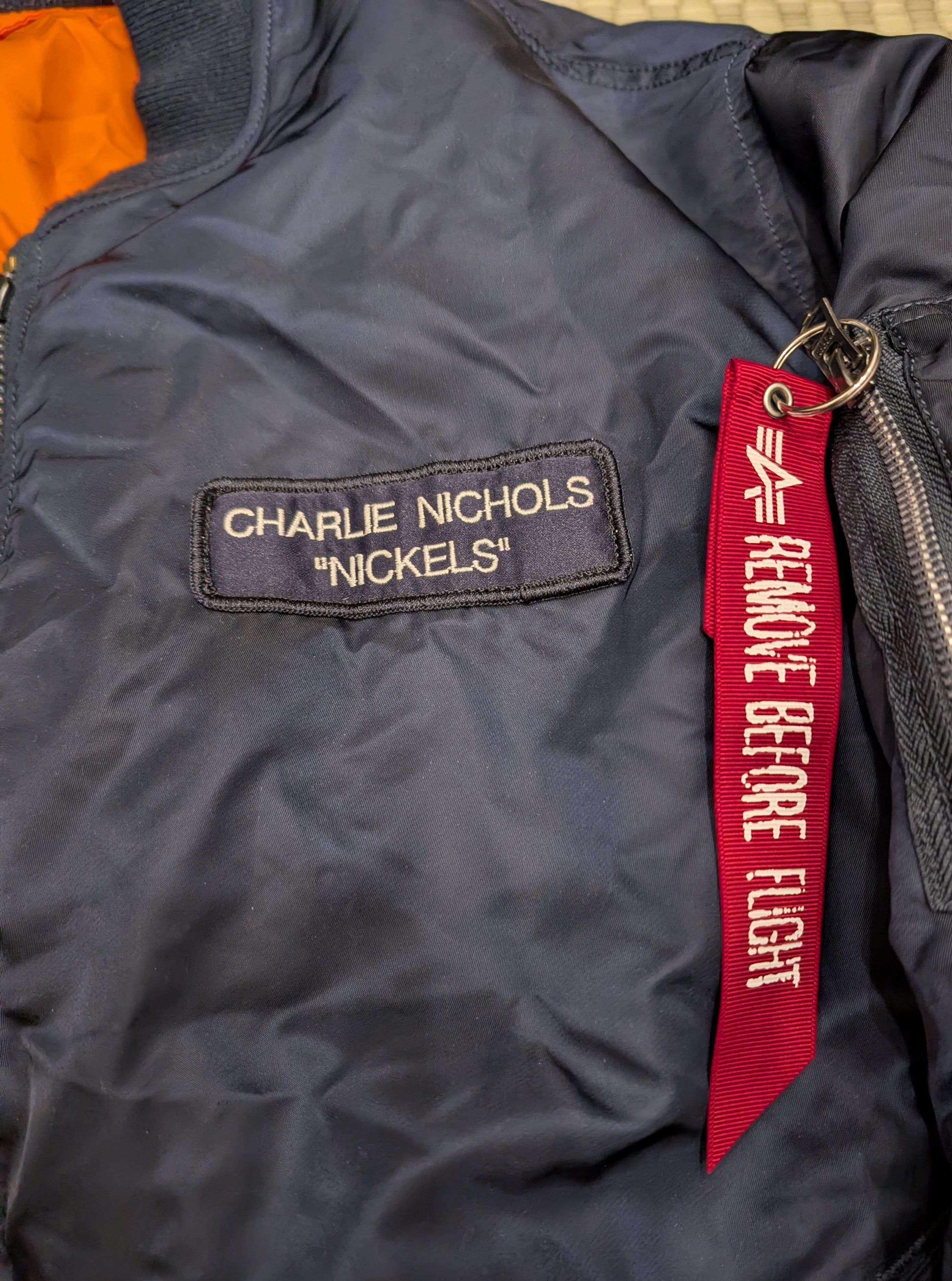 Alpha Industries ONE OF A KIND Alpha Industries MA-1 Bomber Jacket Size US XL / EU 56 / 4 - 6 Thumbnail