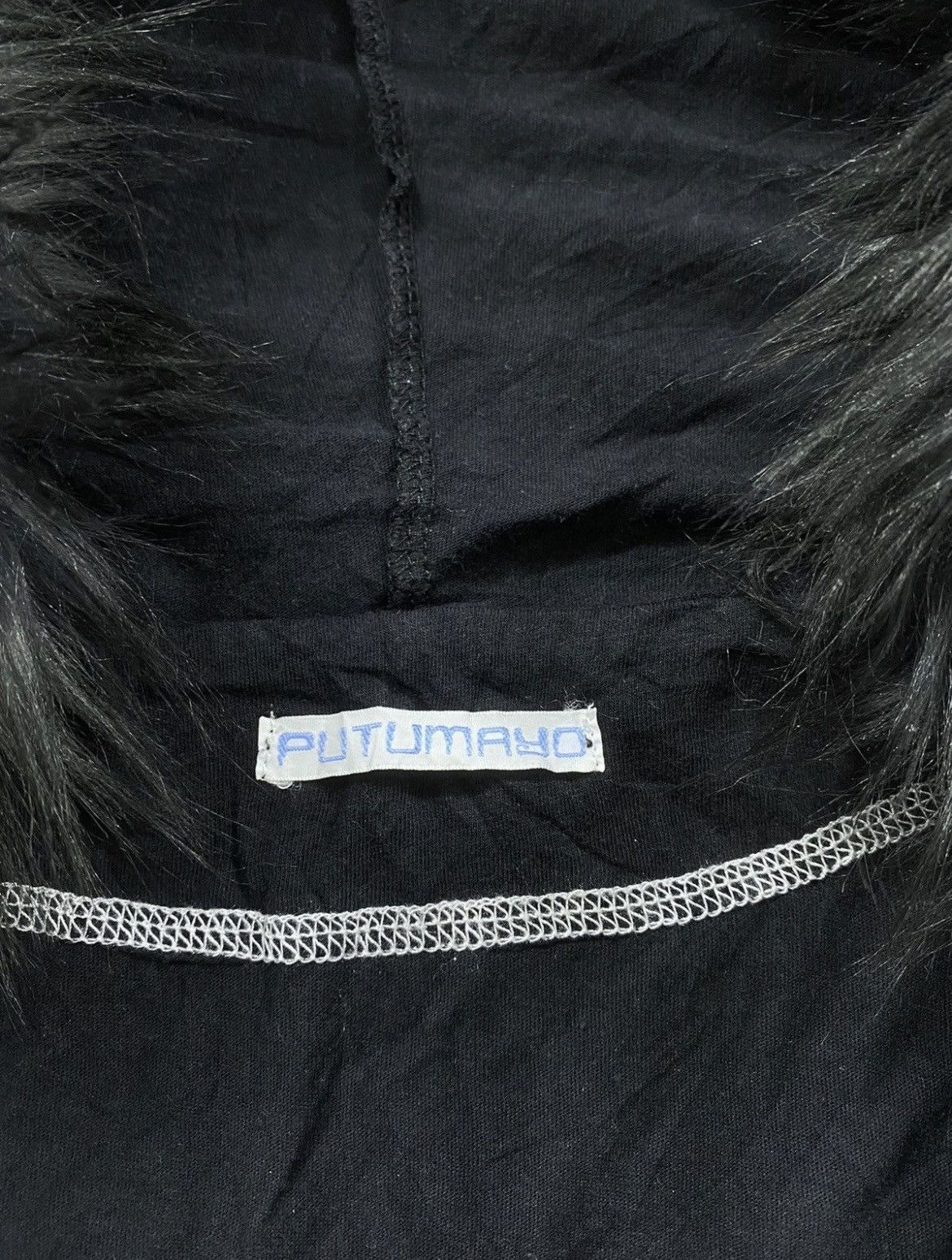 Japanese Brand Gothic skull Putumayo fur hoodie shortsleeve ifsix lgb style Size US S / EU 44-46 / 1 - 6 Thumbnail