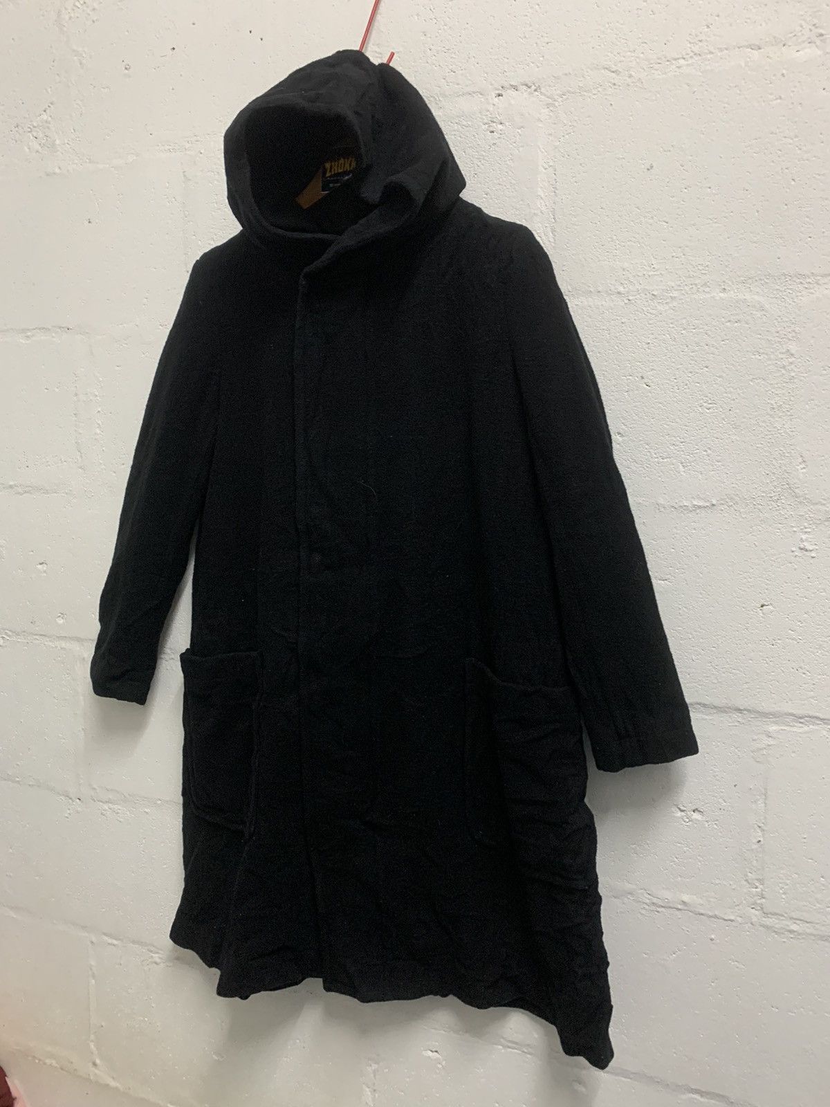 CABANE de ZUCCa Cabane De Zucca Buttom up Zipper Hoodie Jacket Wool Size US L / EU 52-54 / 3 - 2 Thumbnail