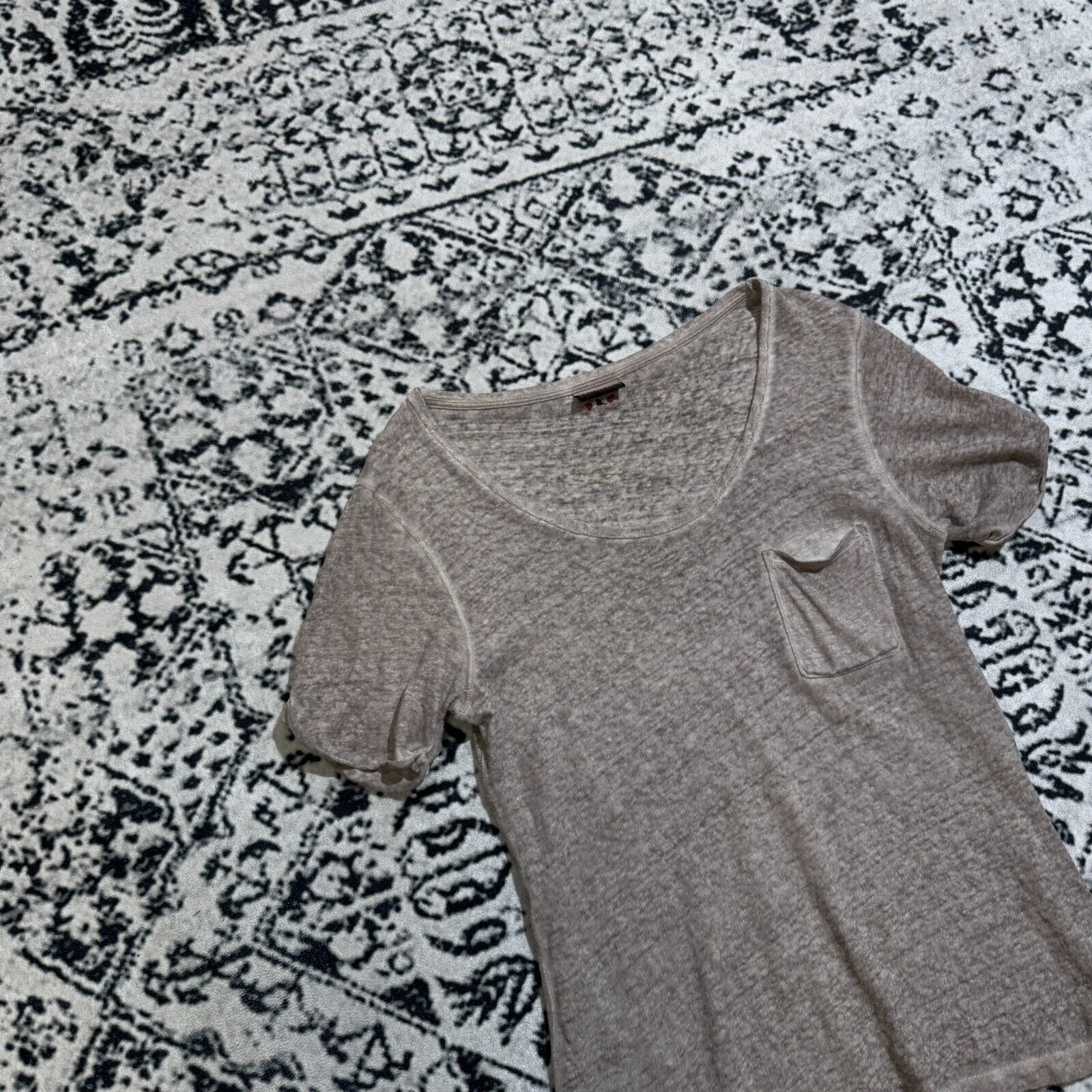 Napapijri × Vintage Napapijri Women's Gray Cotton T-Shirt Size S Y2K 90s Size US S / EU 44-46 / 1 - 4 Thumbnail