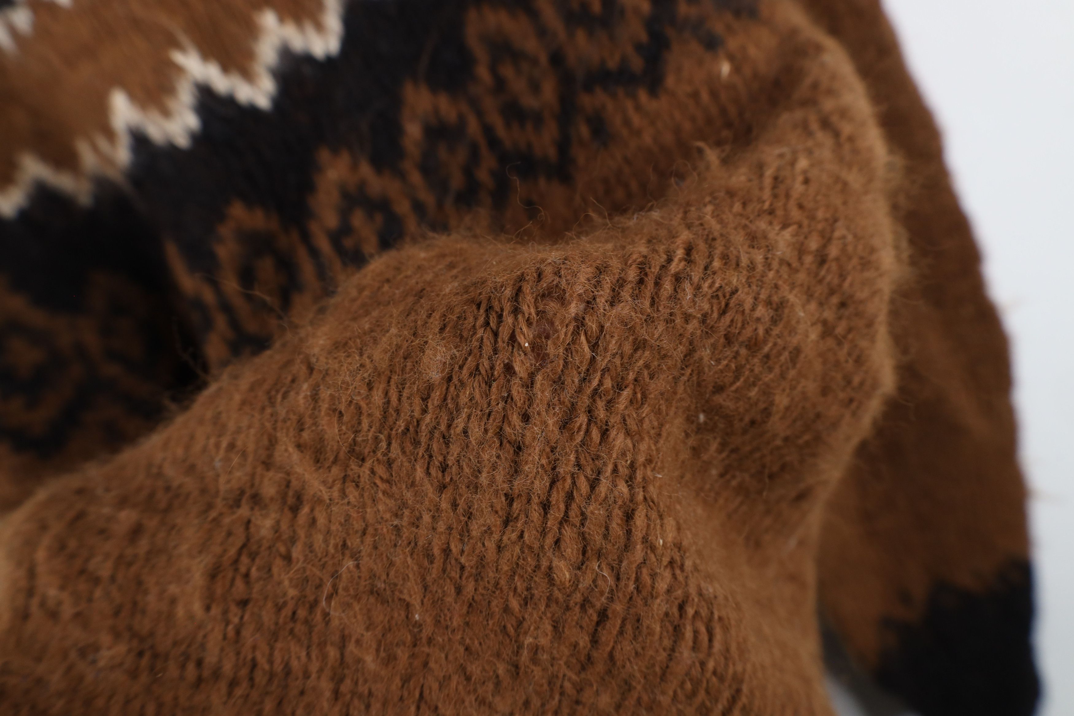 Vintage Vintage 90s Streetwear Alpaca Wool Knit Crewneck Sweater Size XL / US 12-14 / IT 48-50 - 5 Thumbnail