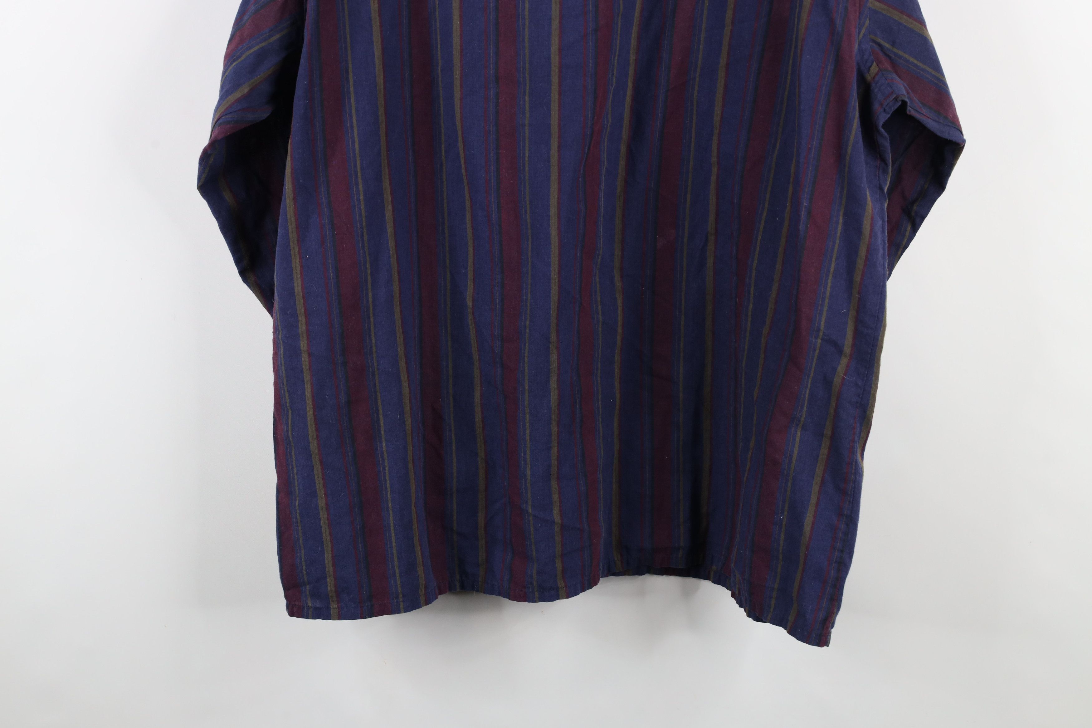 Vintage Vintage 90s Streetwear Striped Collared Button Down Shirt Size US XL / EU 56 / 4 - 10 Thumbnail
