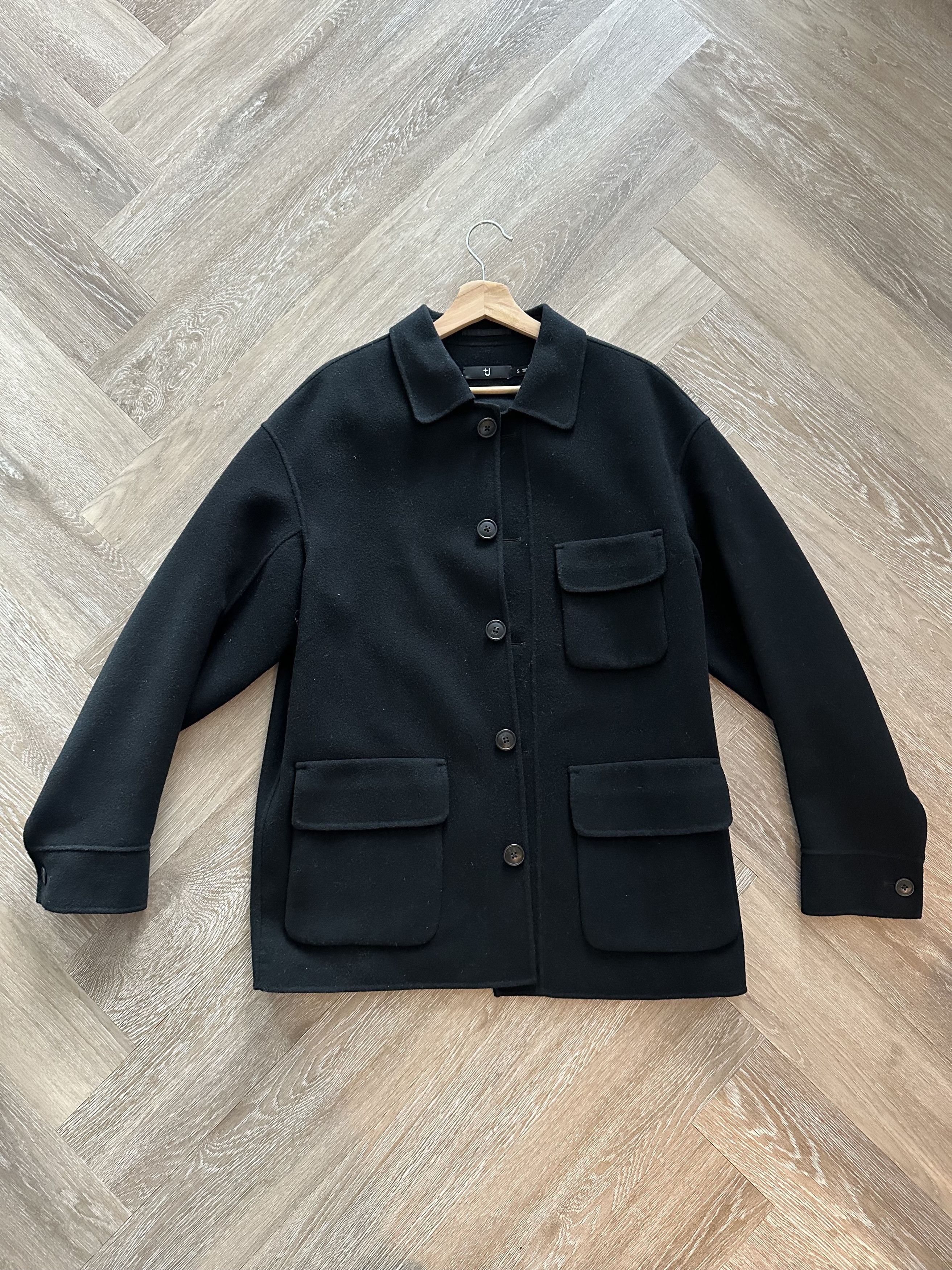 Jil Sander × Uniqlo Jil Sander x UNIQLO Black Wool Overcoat Size US S / EU 44-46 / 1 - 4 Thumbnail