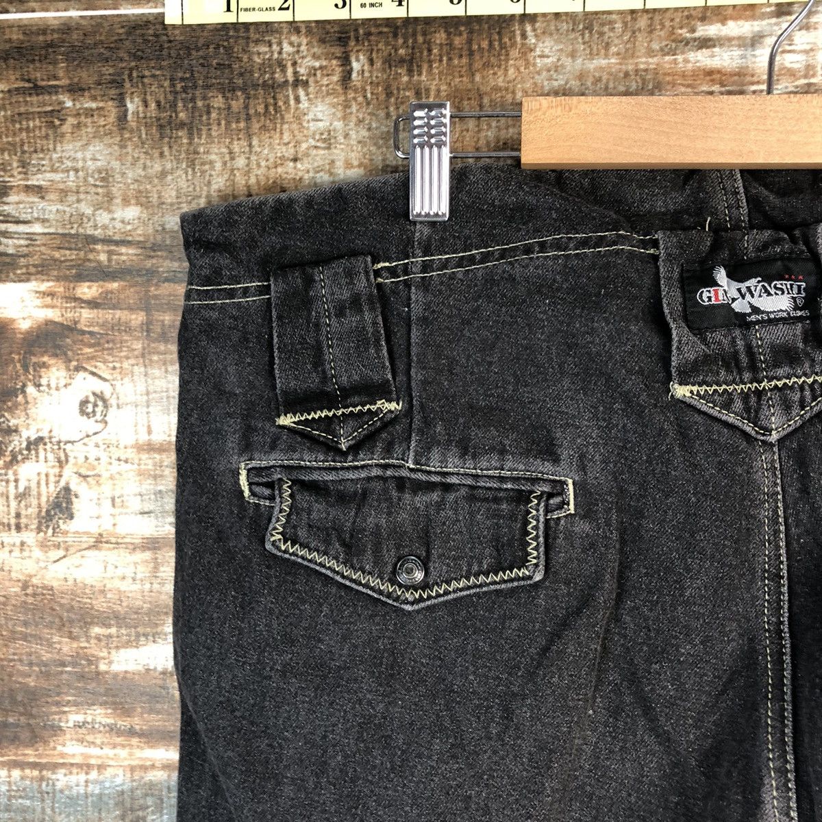 Japanese Brand × Vintage Gin Washi vintage japan Black Pants #1428 Size US 37 - 14 Thumbnail