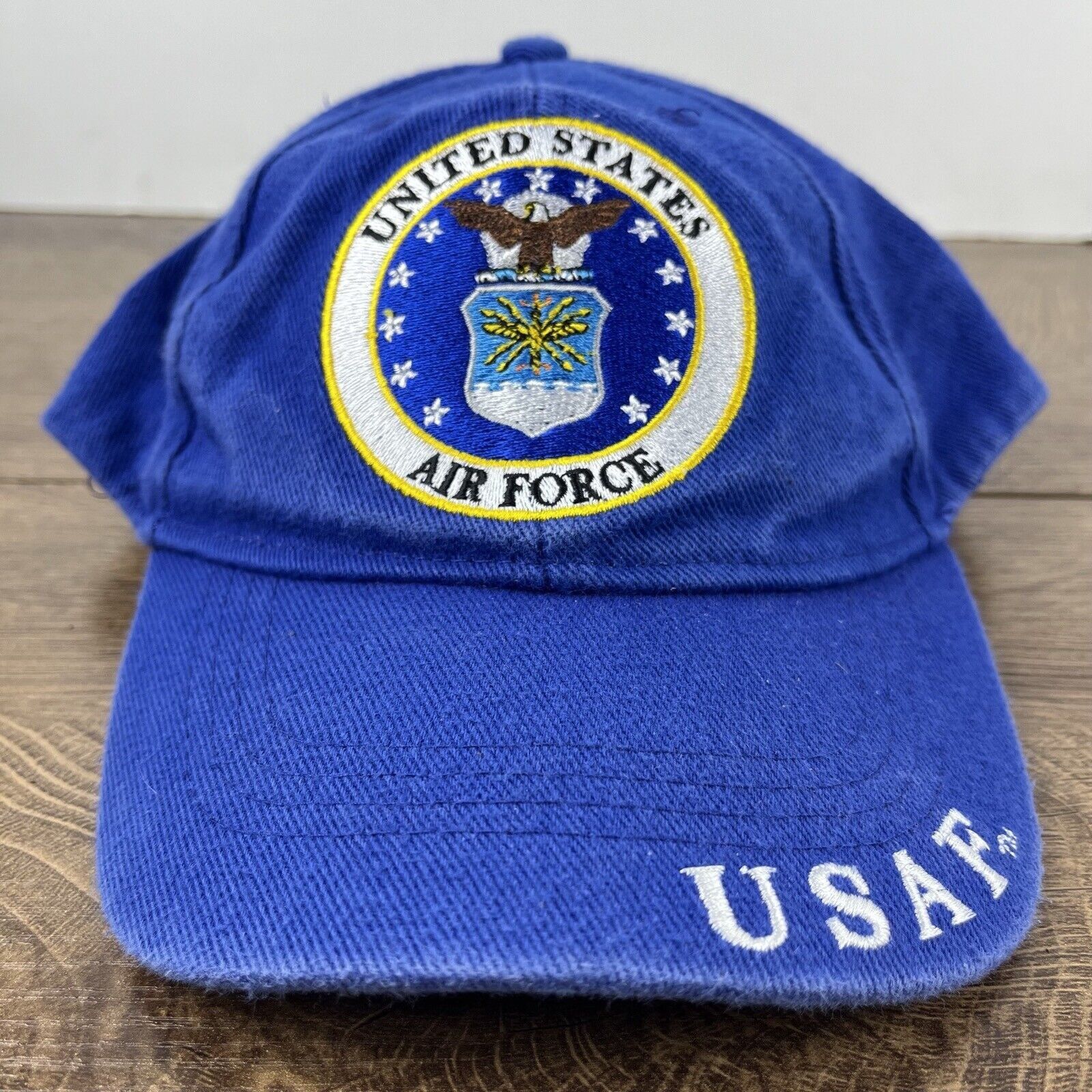 Other United States Air Force Hat US Air Force Hat Blue Adjustable Size ONE SIZE - 4 Thumbnail