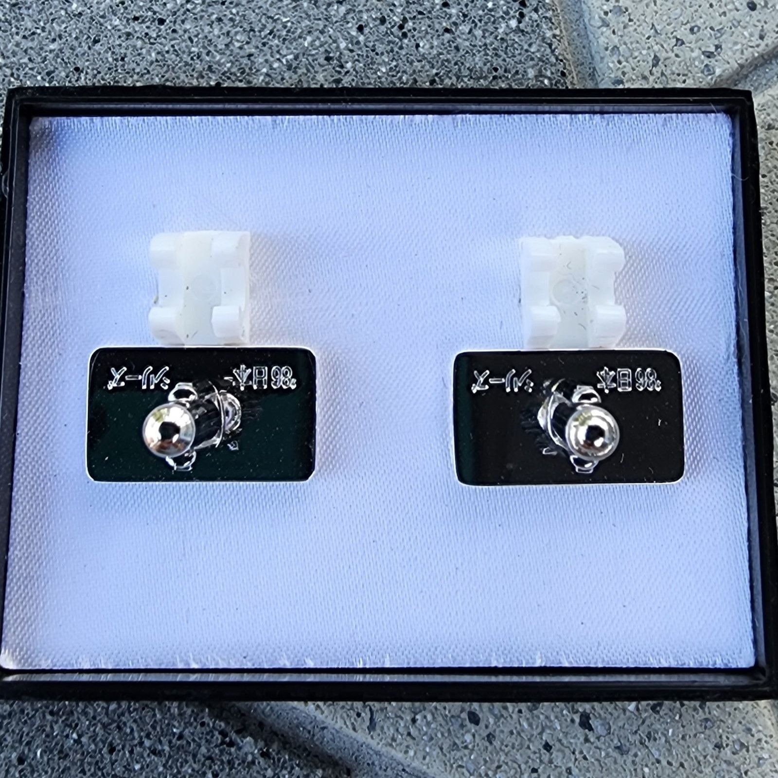 Vintage Gihōdō Vintage Japanese Script Cufflinks — Branded Box Size ONE SIZE - 8 Thumbnail